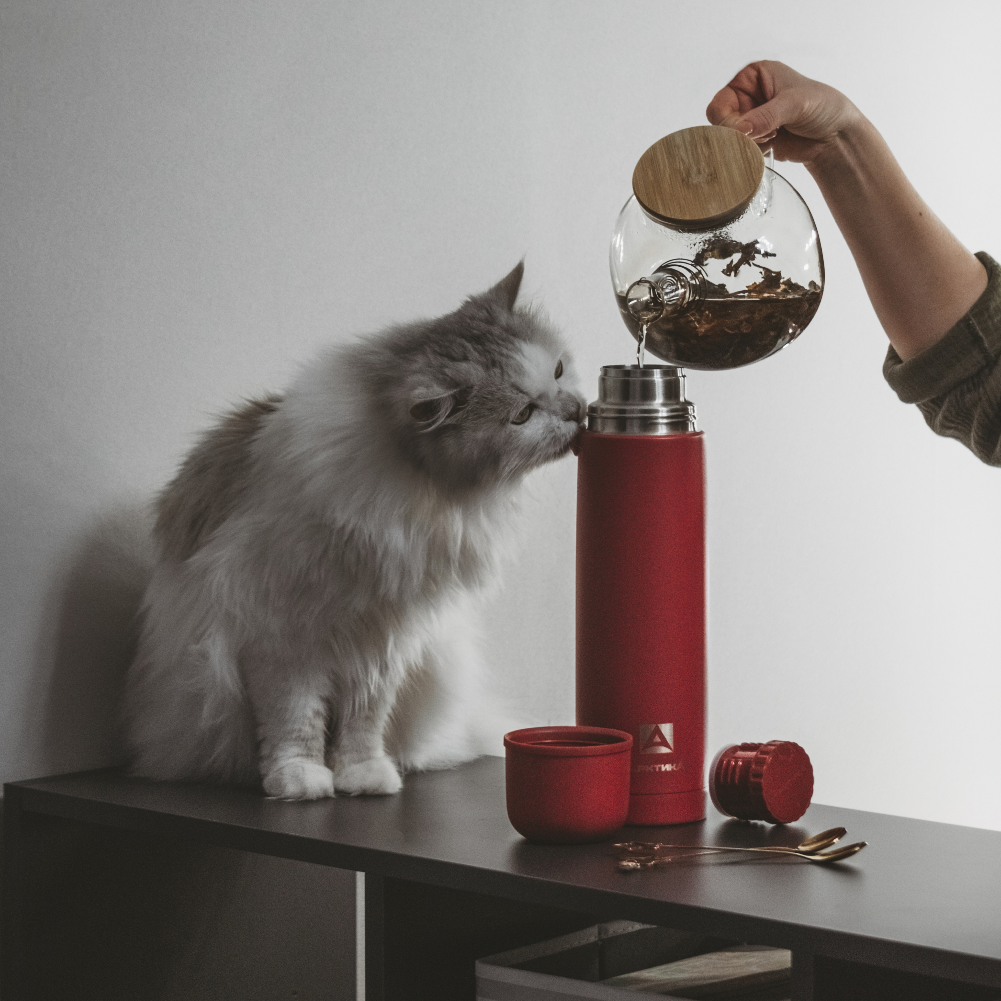 Термос Арктика 101-1000 гранат - фото 5