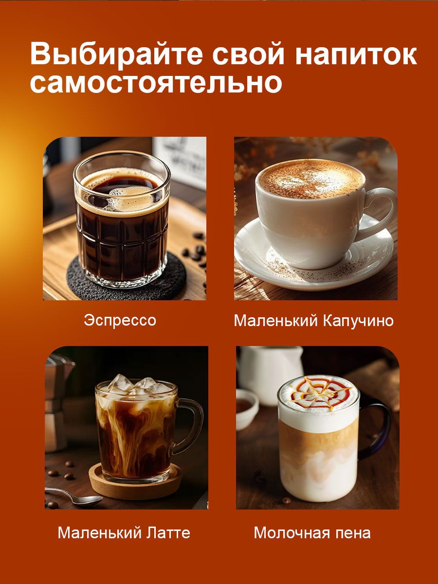 Автоматическая кофемашина рожковая 1,5л Oulemei OLM-KFB014 - фото 6