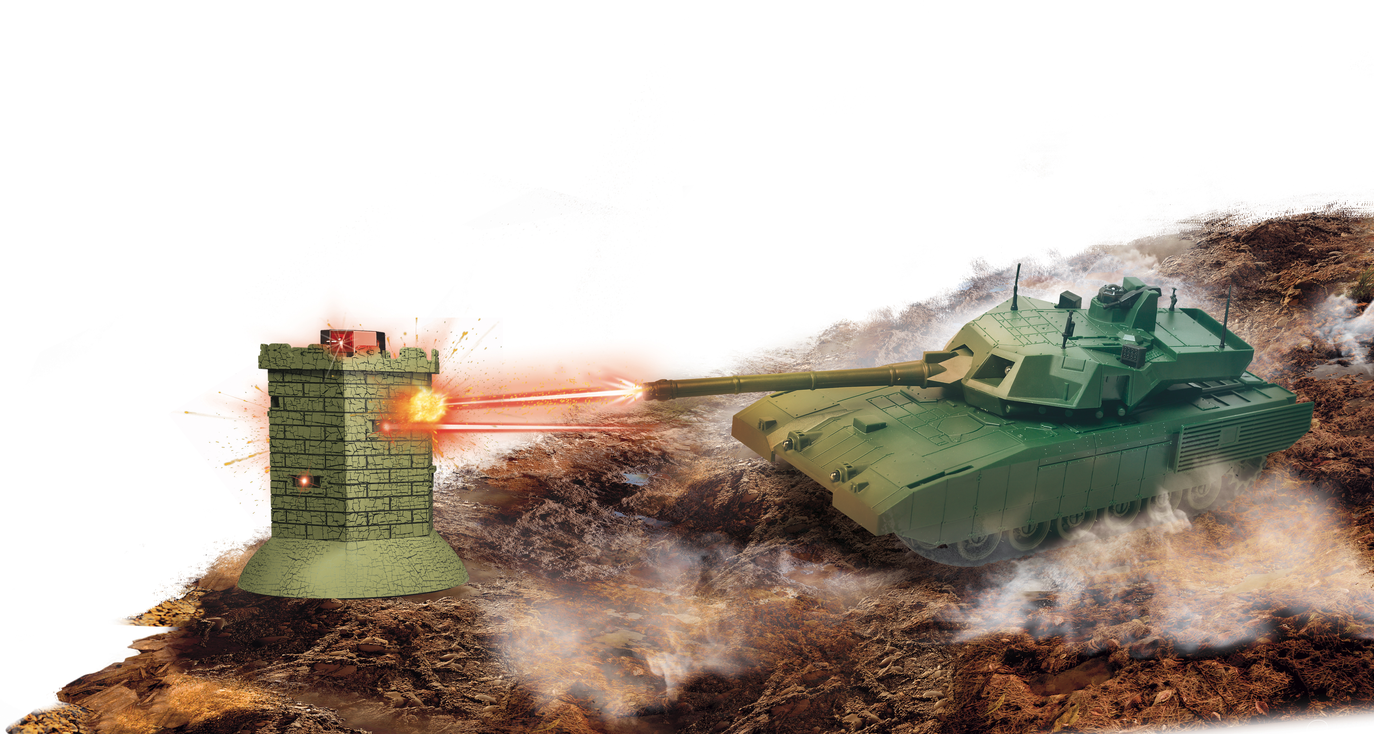 Танк РУ CROSSBOT 1:24 - фото 1