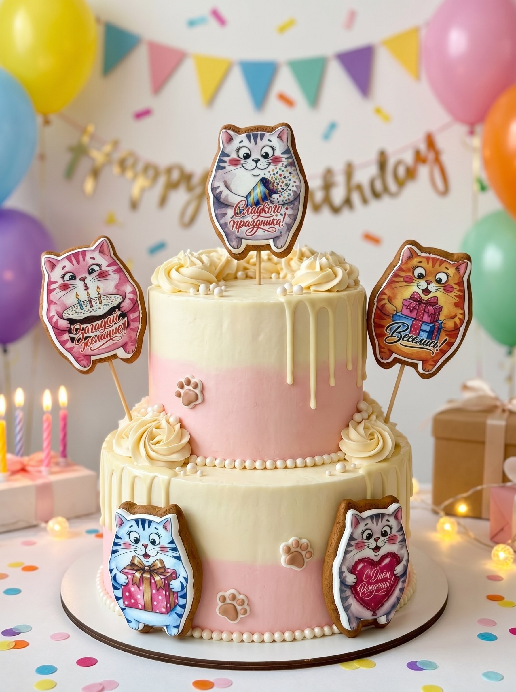 Имбирные пряники Art Sweets Украшение на торт - фото 2