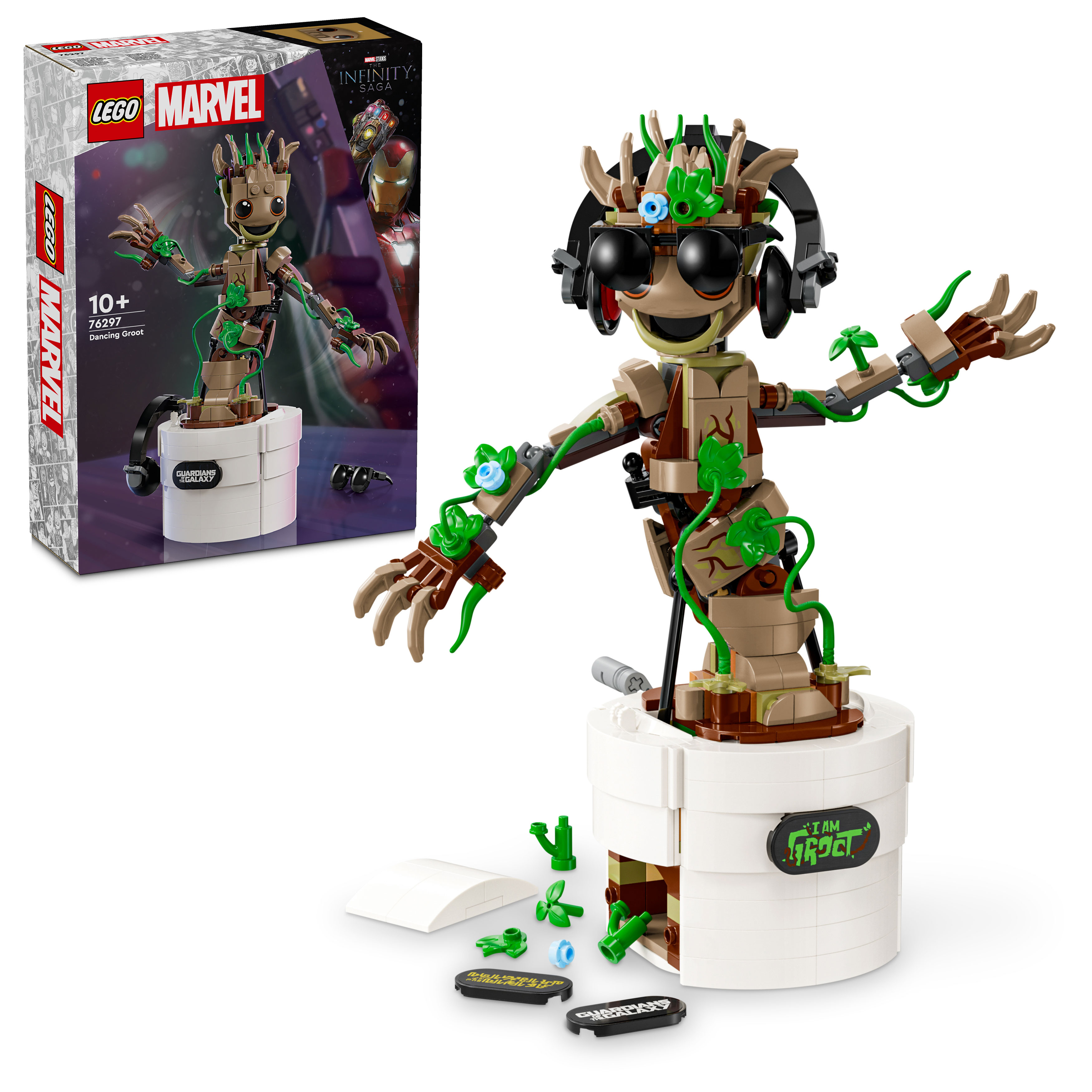 Конструктор LEGO Marvel Super Heroes Танцующий Грут блочный - фото 1