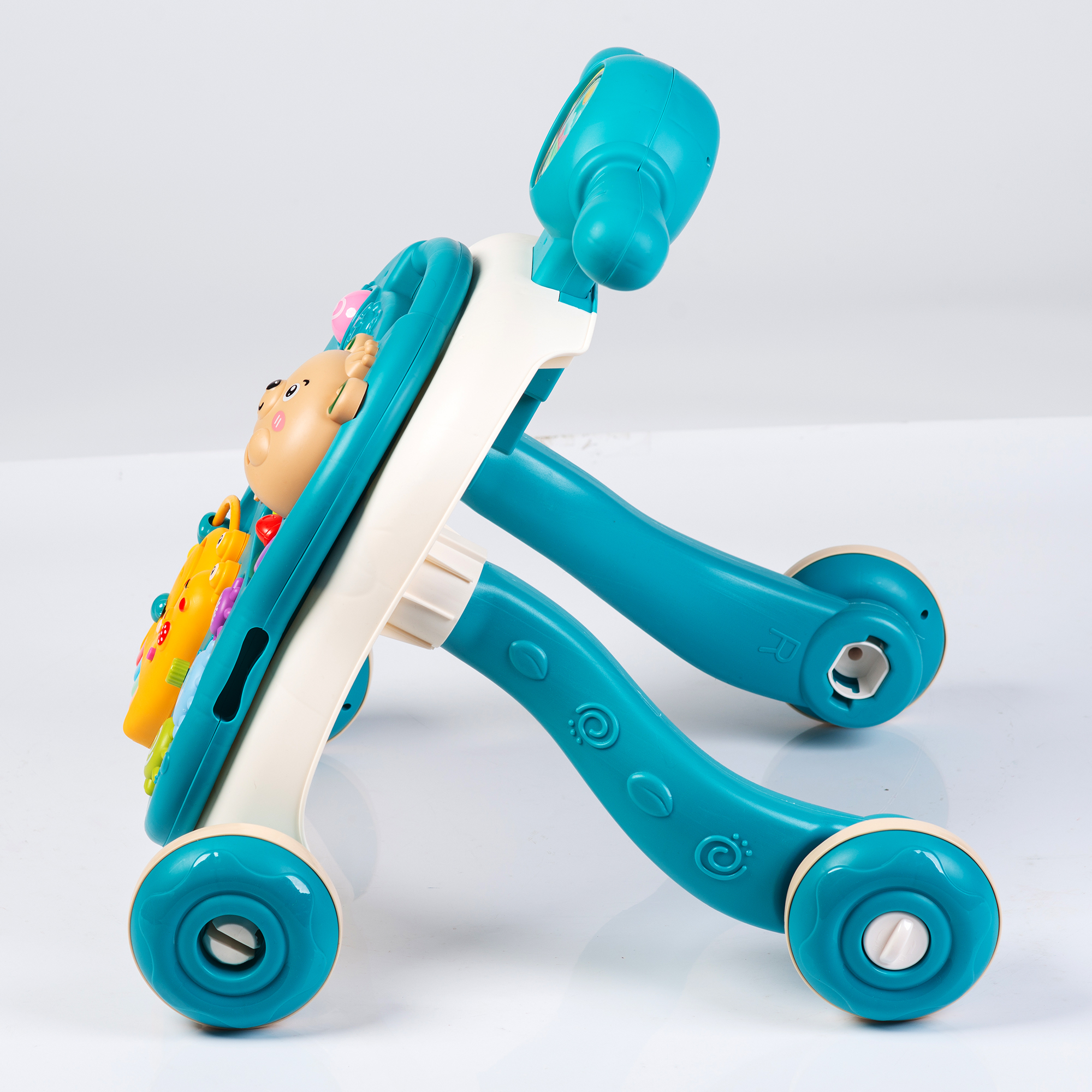 Каталка Babyhit с ручкой бирюзовый - фото 14