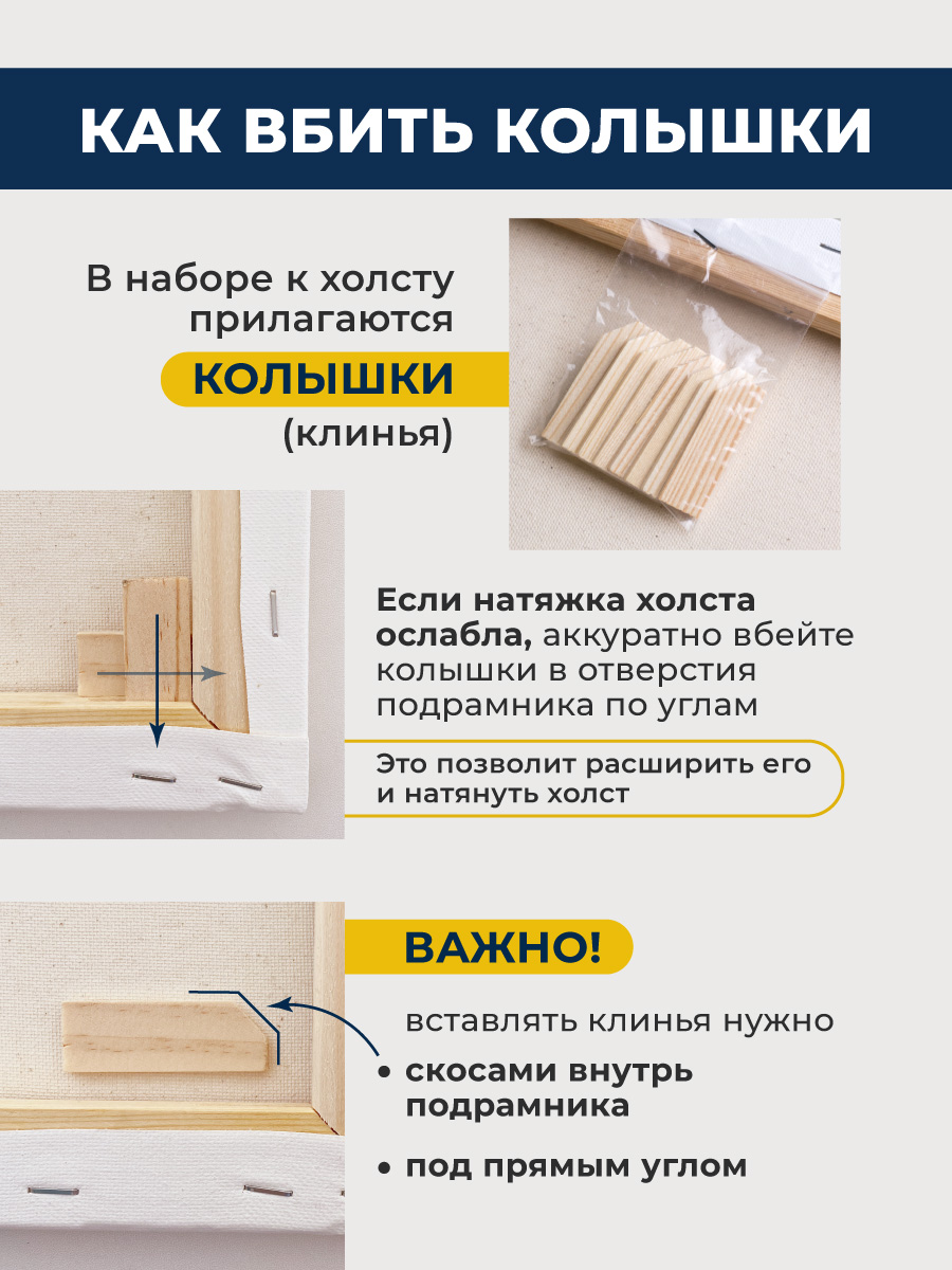 Холст на подрамнике Малевичъ 280 г/м - фото 7