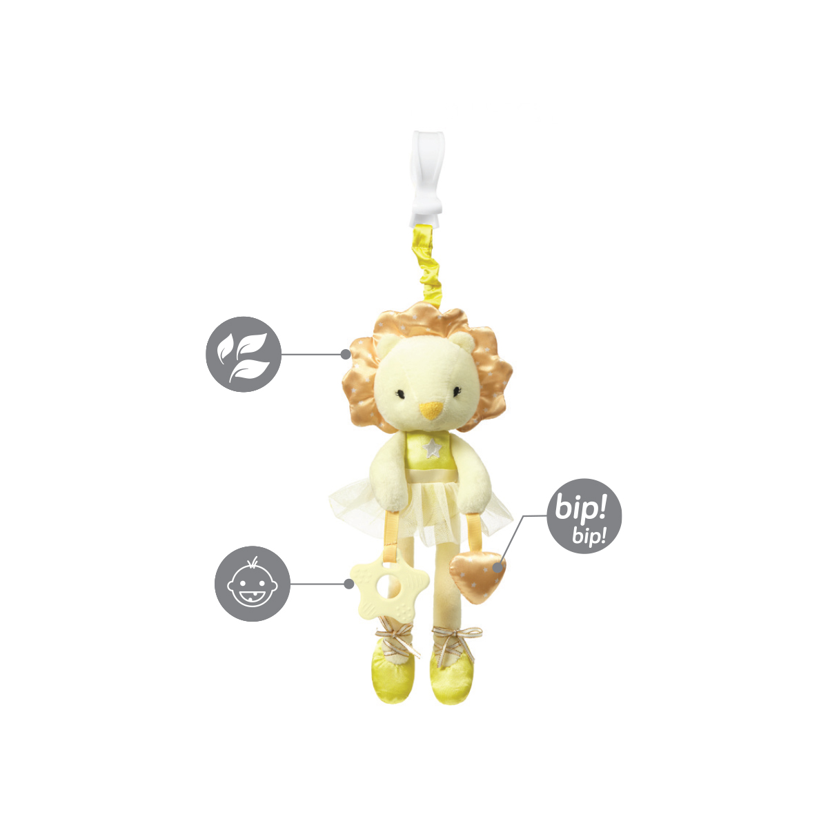 Игрушка Babyono подвеска Ballerina funny в ассортименте - фото 17