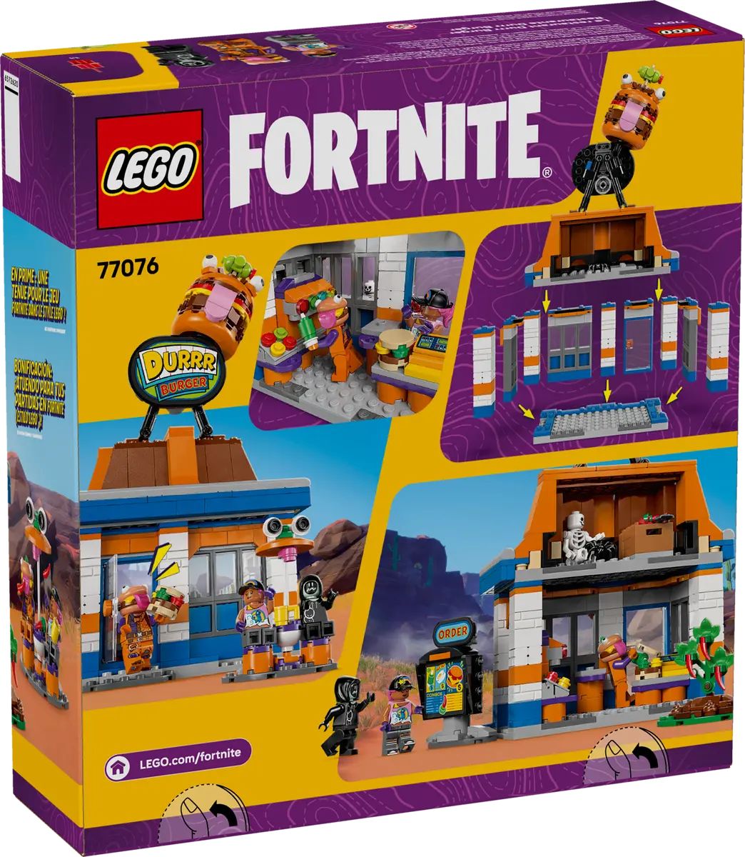 Конструктор LEGO Fortnite Ресторан Дюррр Бургер блочный - фото 3