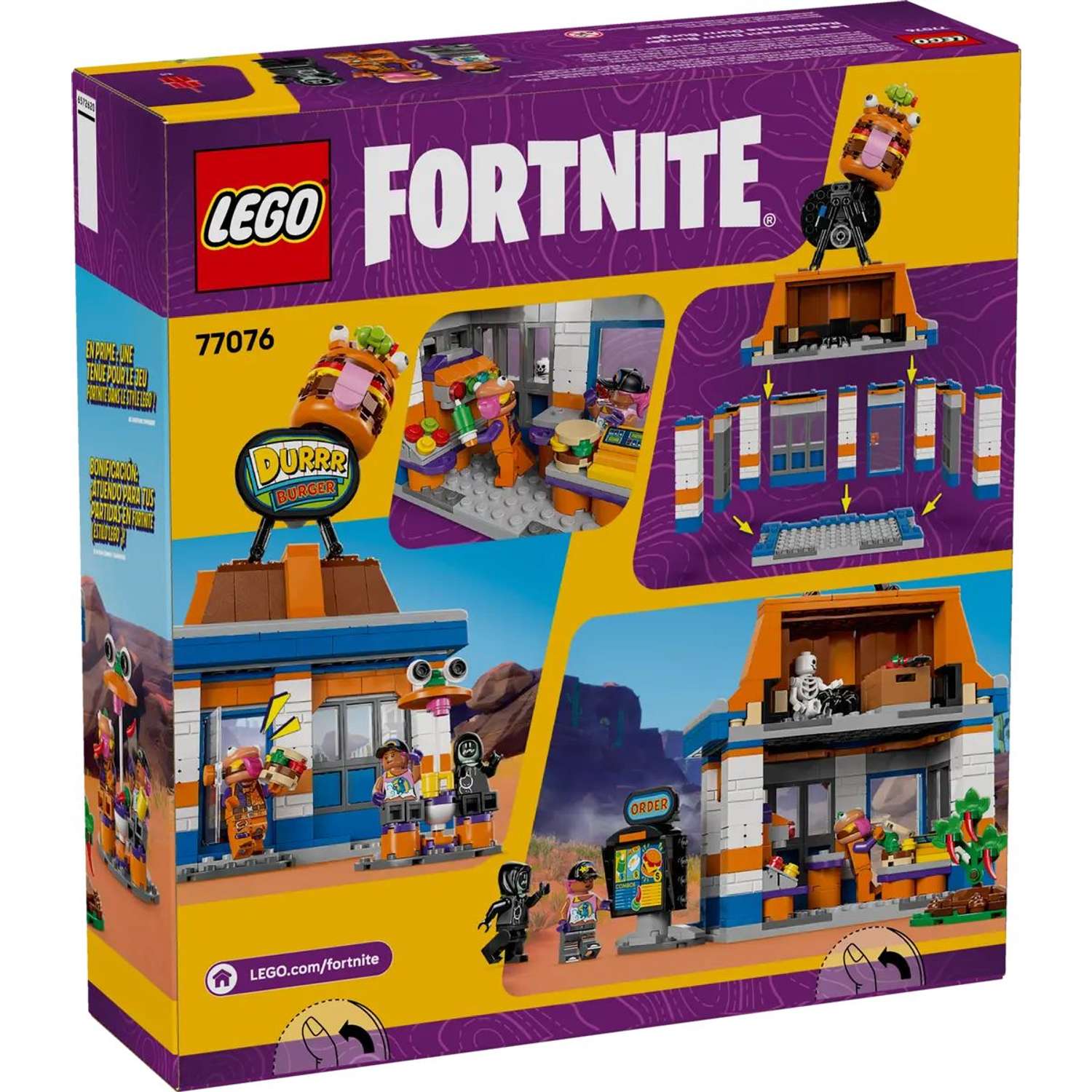 Конструктор LEGO Fortnite Ресторан Дюррр Бургер блочный - фото 3
