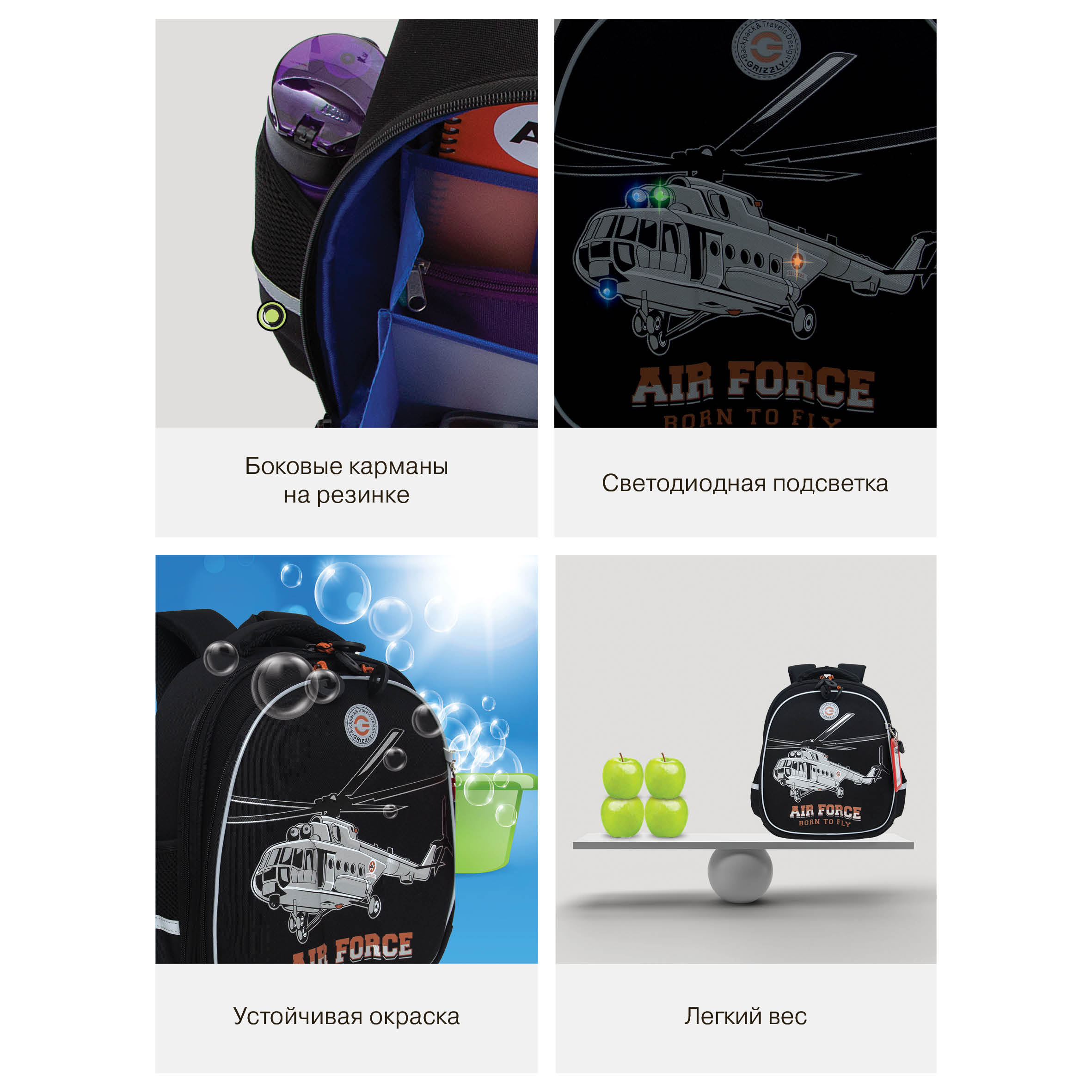 Ранец Grizzly Вертолет - фото 13