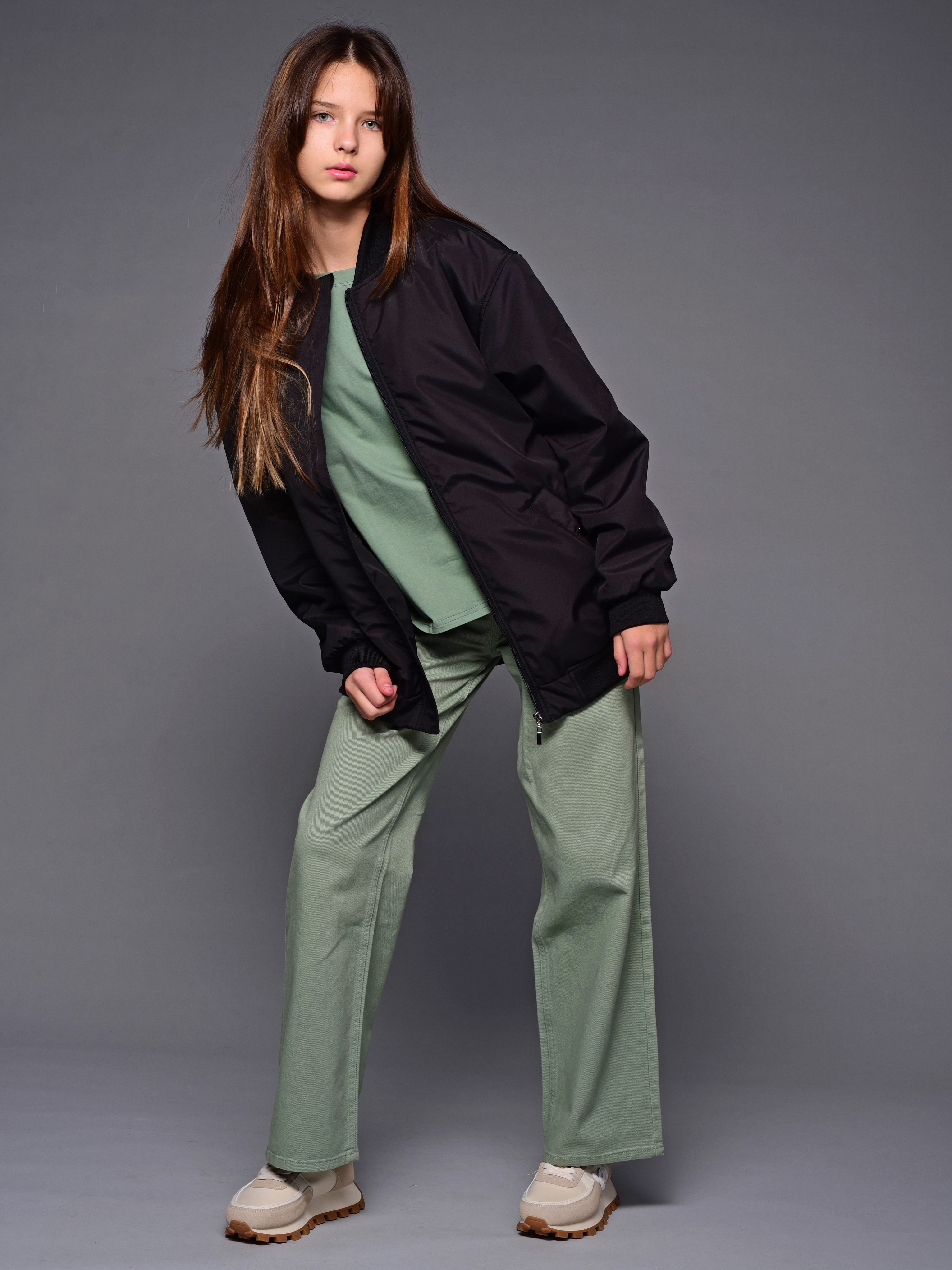 Бомбер Аврора 1043-Д/черный - фото 6