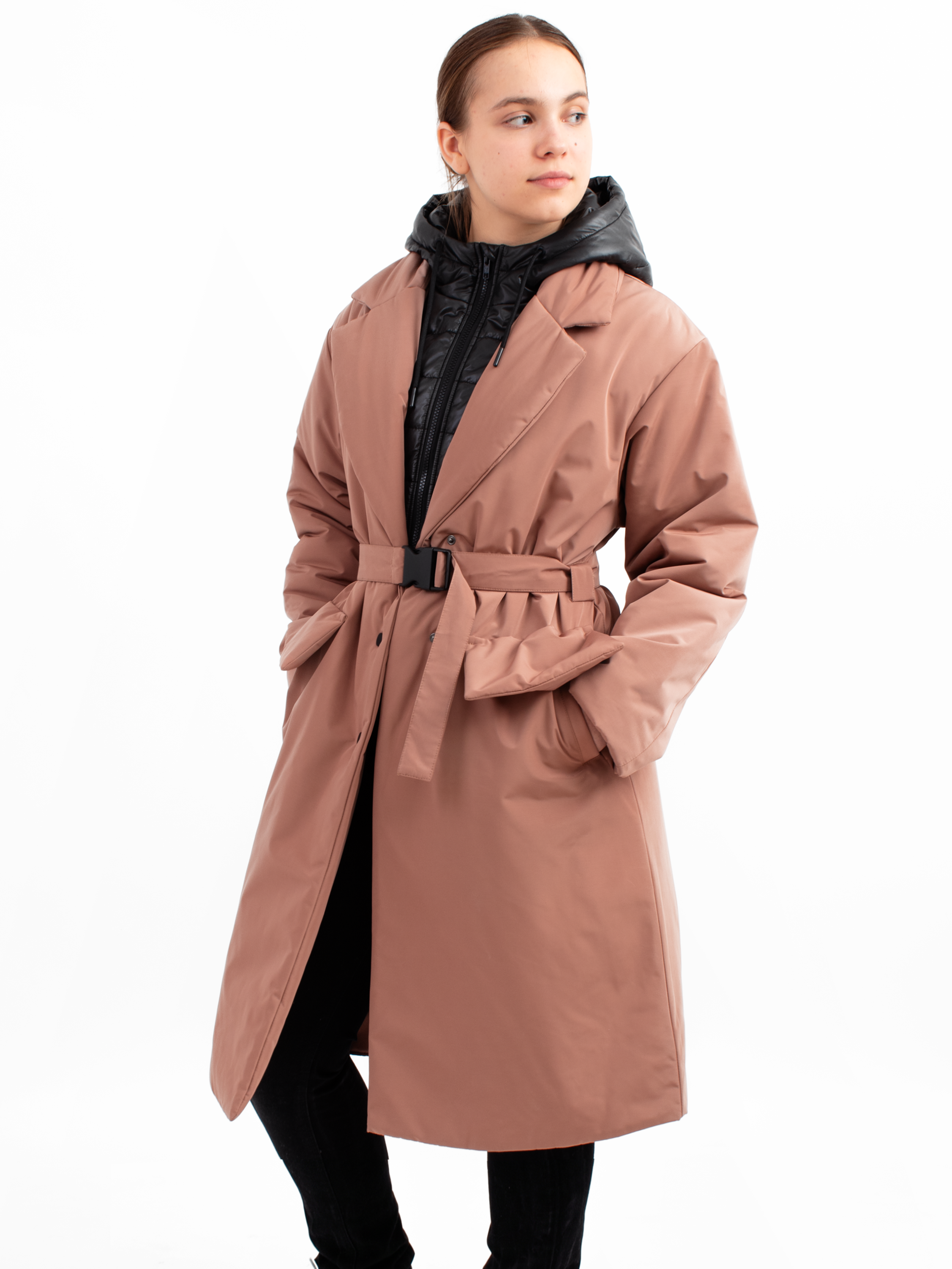 Пальто AllisZhuk 00_480/мокко - фото 1