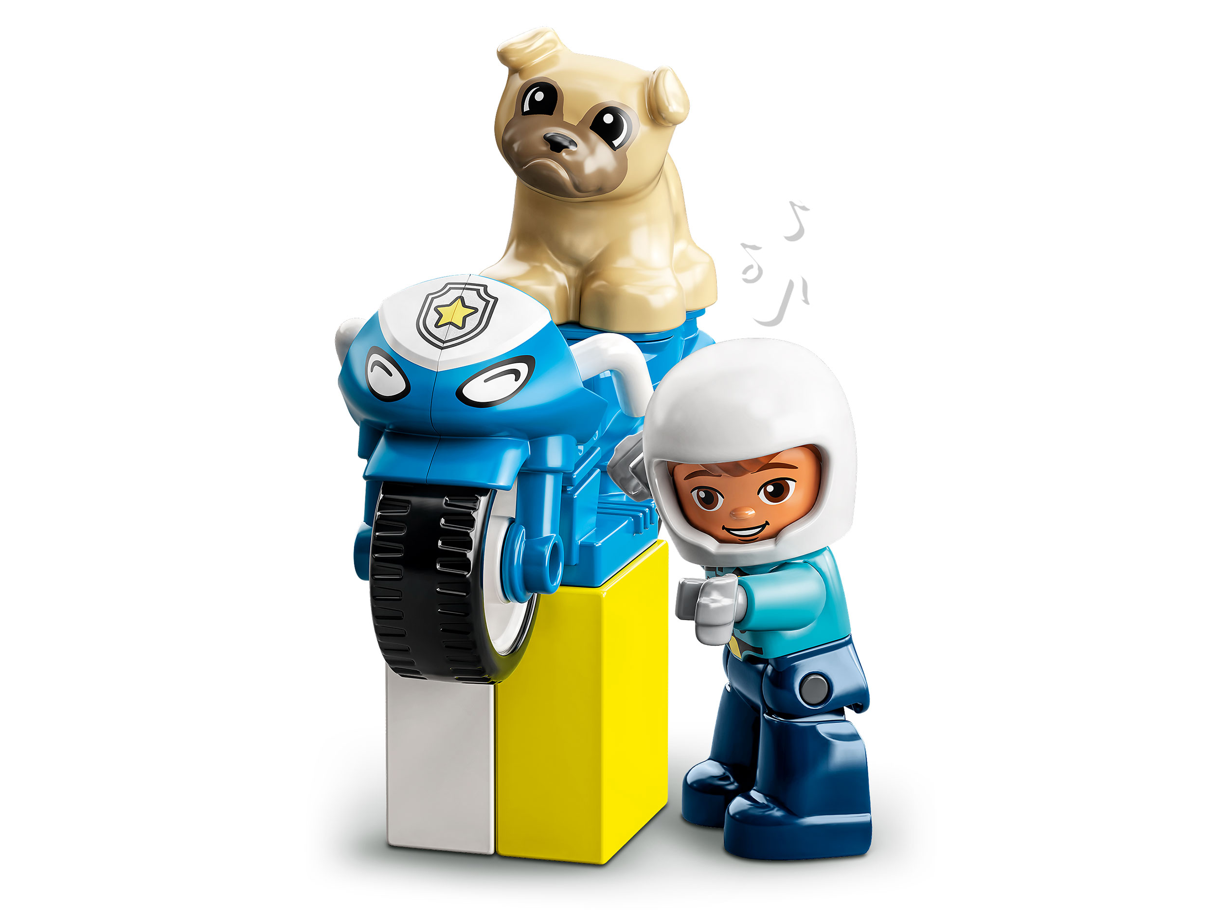Конструктор LEGO DUPLO Town Полицейский мотоцикл 5 дет. - фото 3