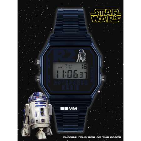 Электронные наручные часы Нестеров Star Wars с R2-D2 SW60301RD