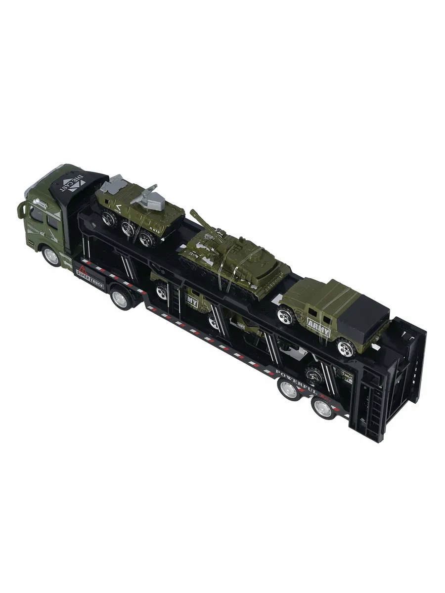 Автовоз CyberToy Автовоз с военной техникой KS-110 - фото 10