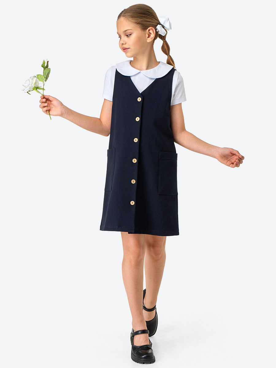 Сарафан HappyFox HF0219SPт.синий - фото 8