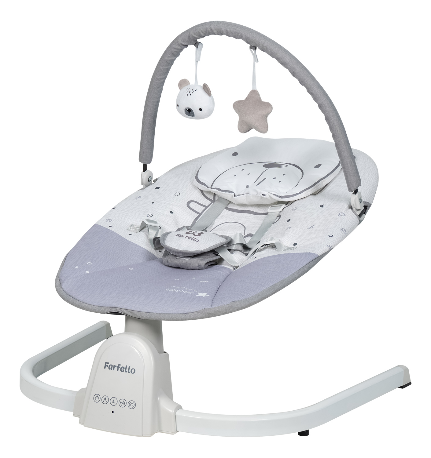 Качели Farfello 88933 серый - фото 10