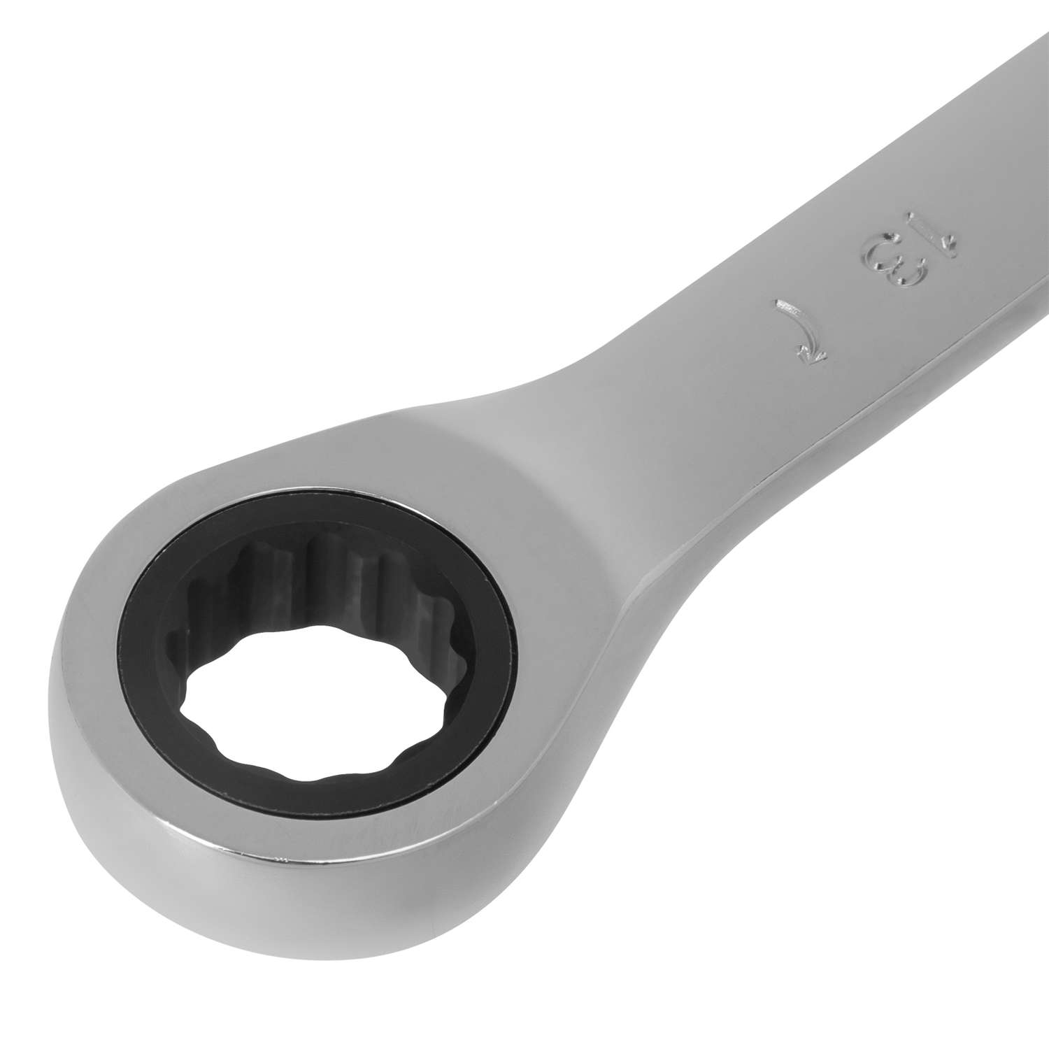 Ключ комбинированный трещоточный MATRIX 13мм CrV - фото 4