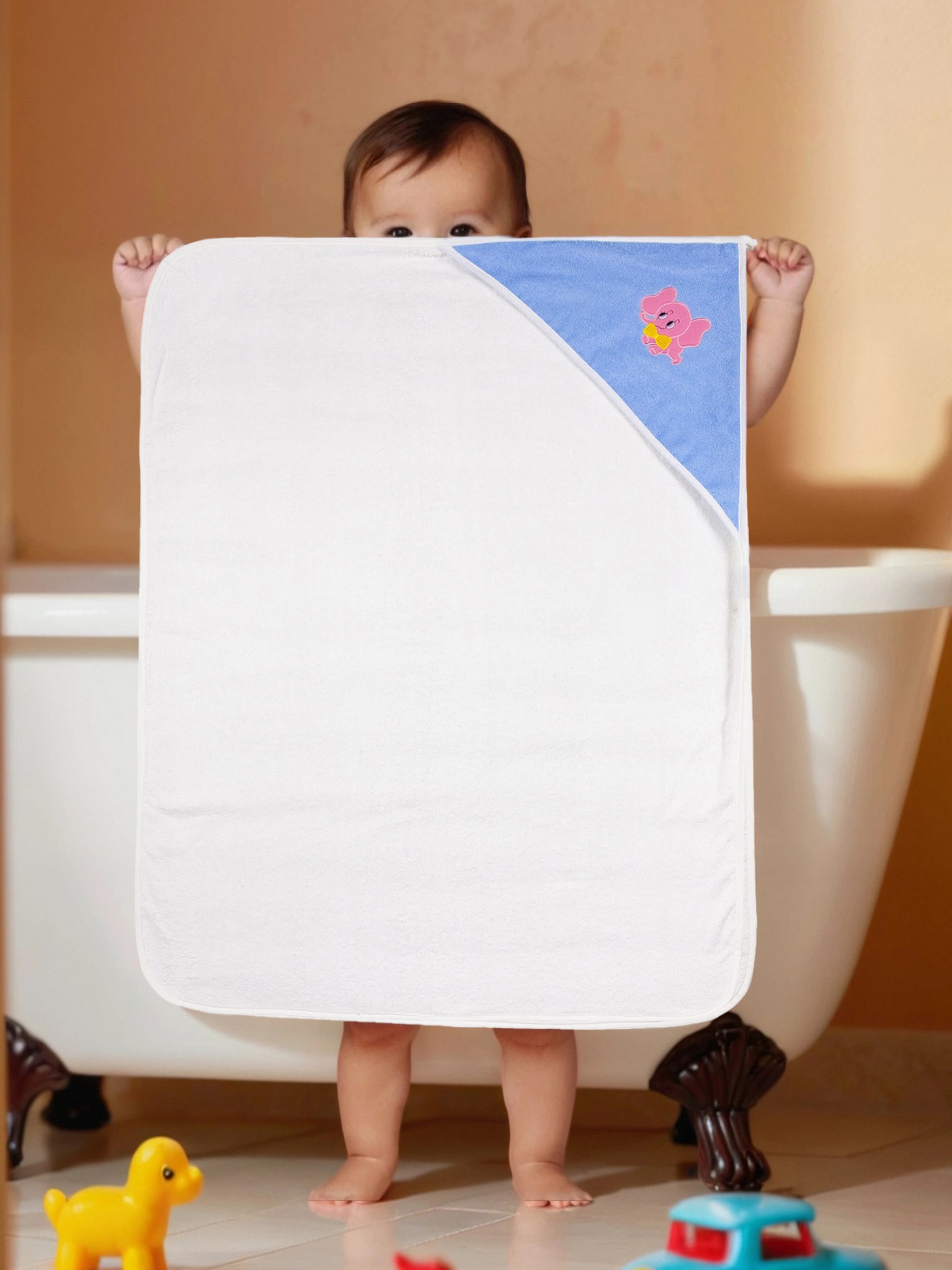 Полотенце уголок Wellness Малыш-00/55_СБ 80 x 100 см 1 шт. - фото 2