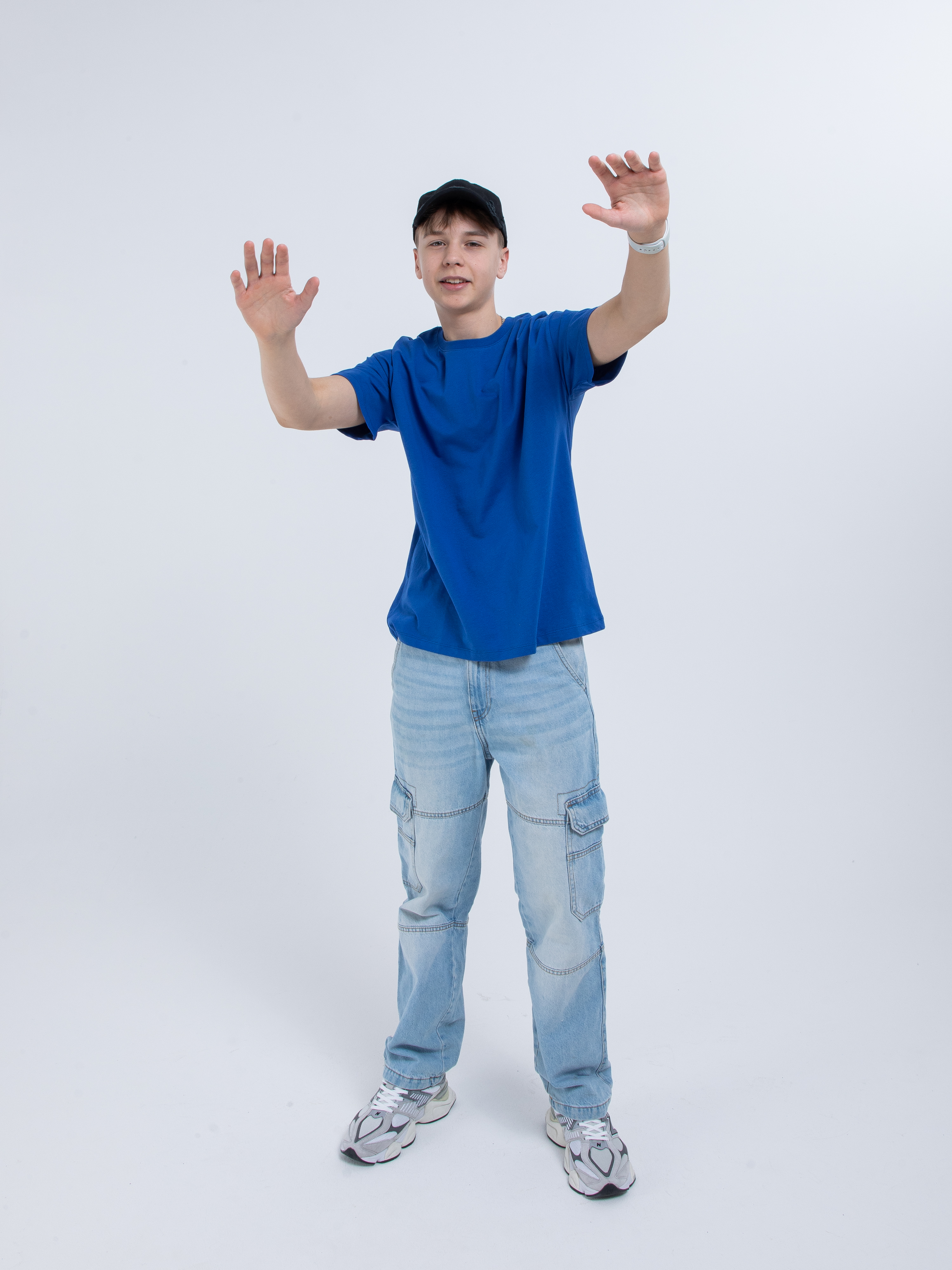 Футболка STELLA MODA 11601._электрик - фото 13