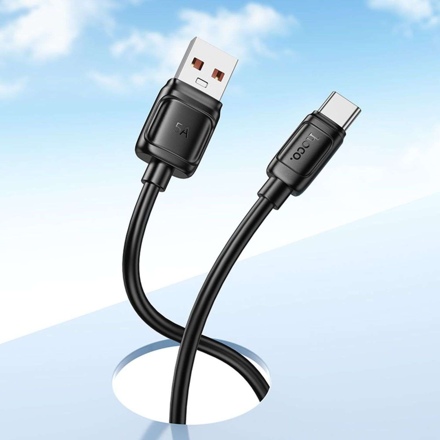 Кабель USB hoco X115 Surpass Type-C 100W 1м PVC - фото 6