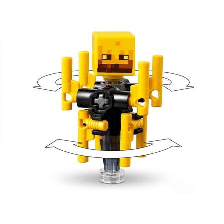 Конструктор LEGO Minecraft Битва за лаву Нижнего мира блочный