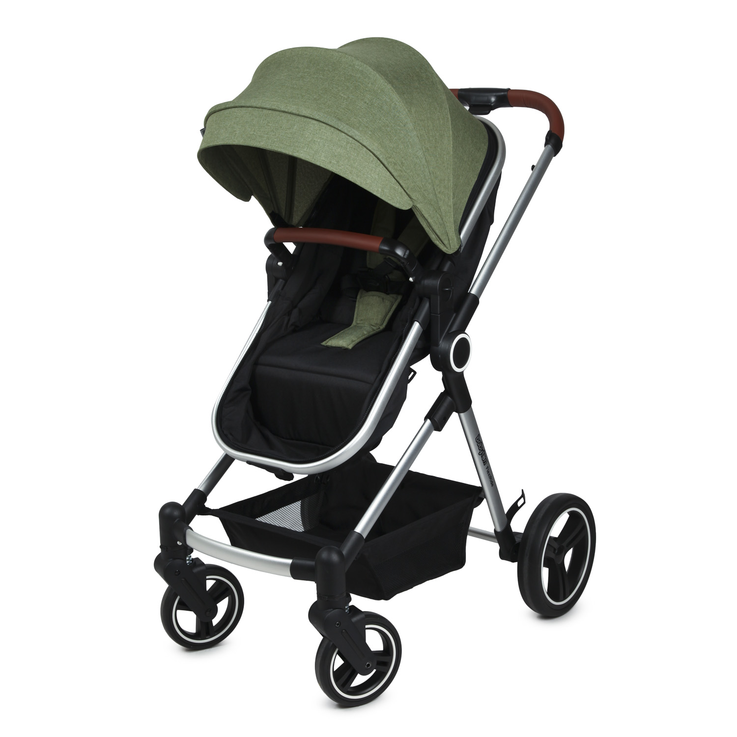Коляска трансформер Babyton FlexiRide Black-Green - фото 17