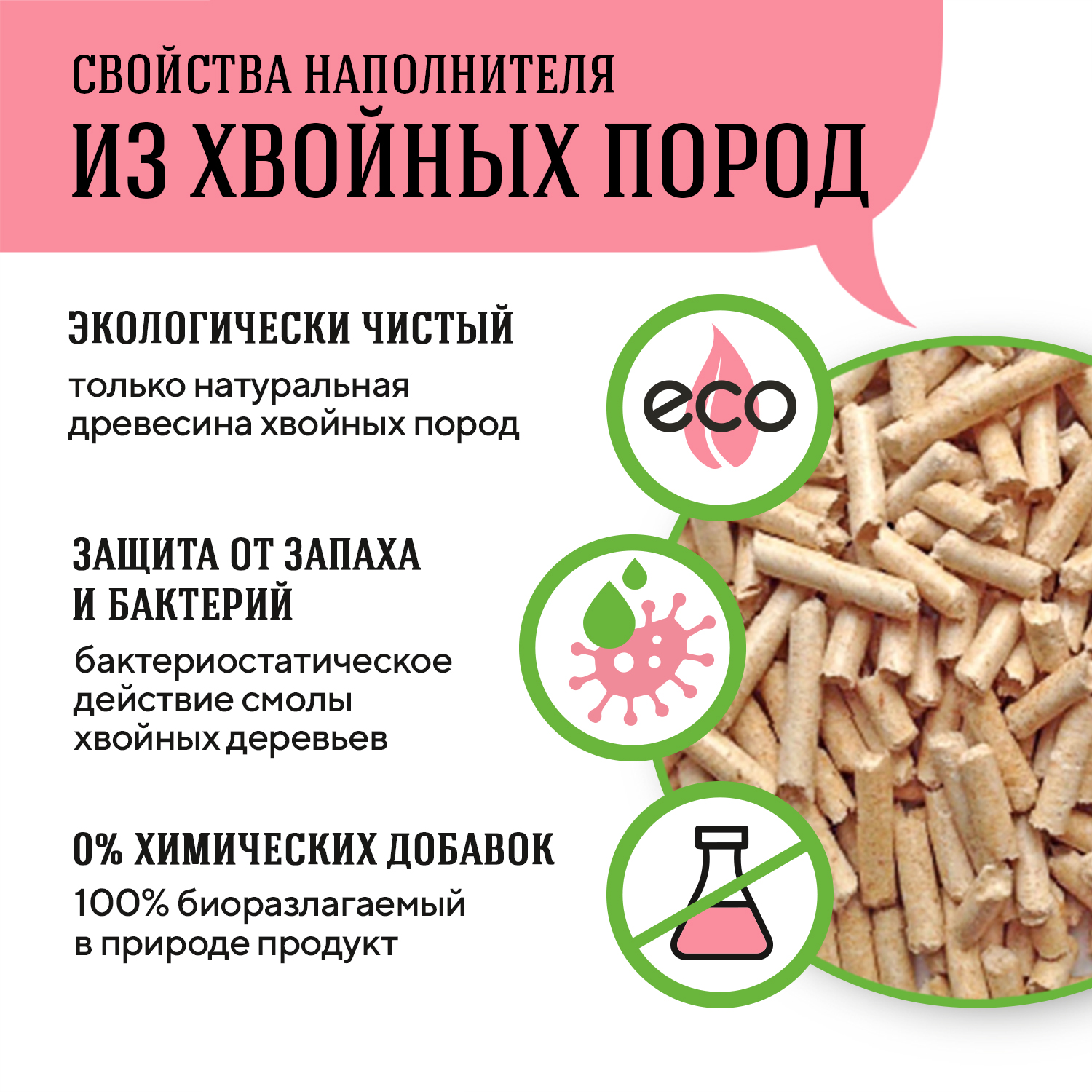 Наполнитель для кошек СиСиКэт древесный 8л - фото 4
