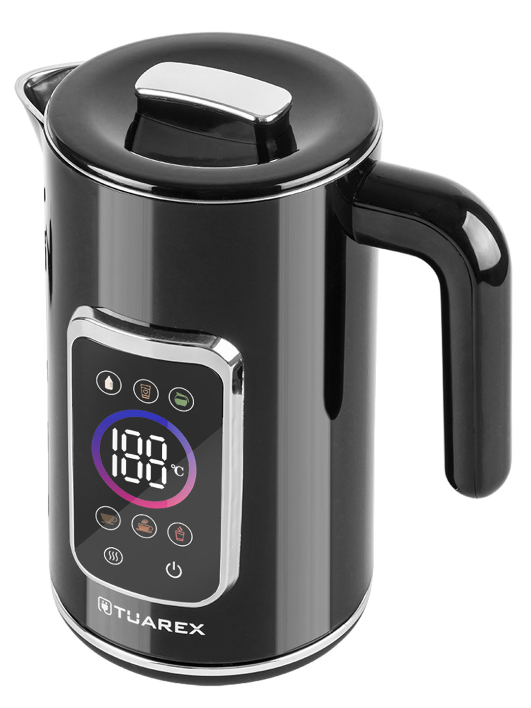 Чайник электрический TUAREX TUAREX TK-8011 2200 Вт 1.7 л сенсорный 6 температур LED черный - фото 7