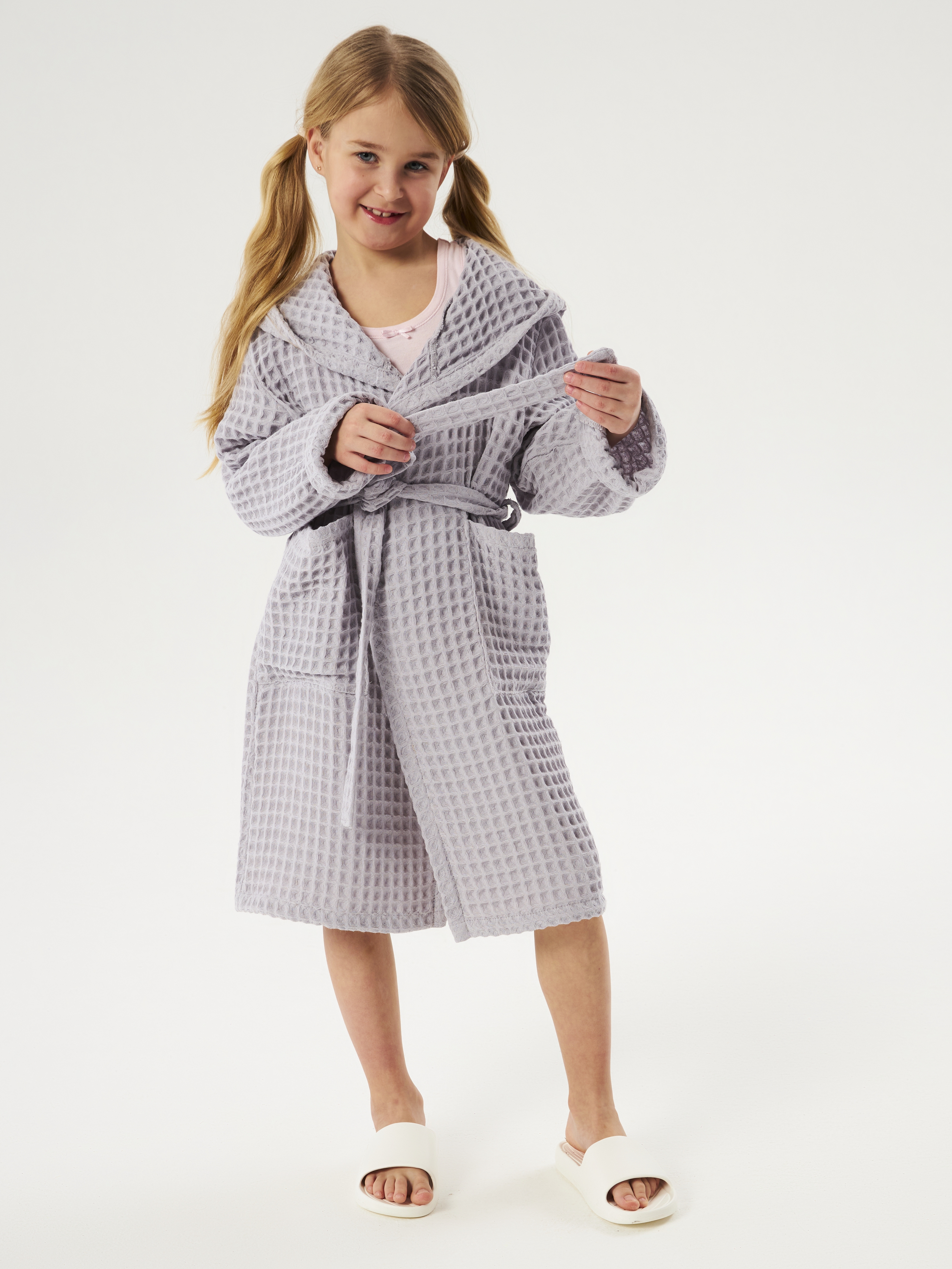 Халат Осьминожка 826-11/серый - фото 10