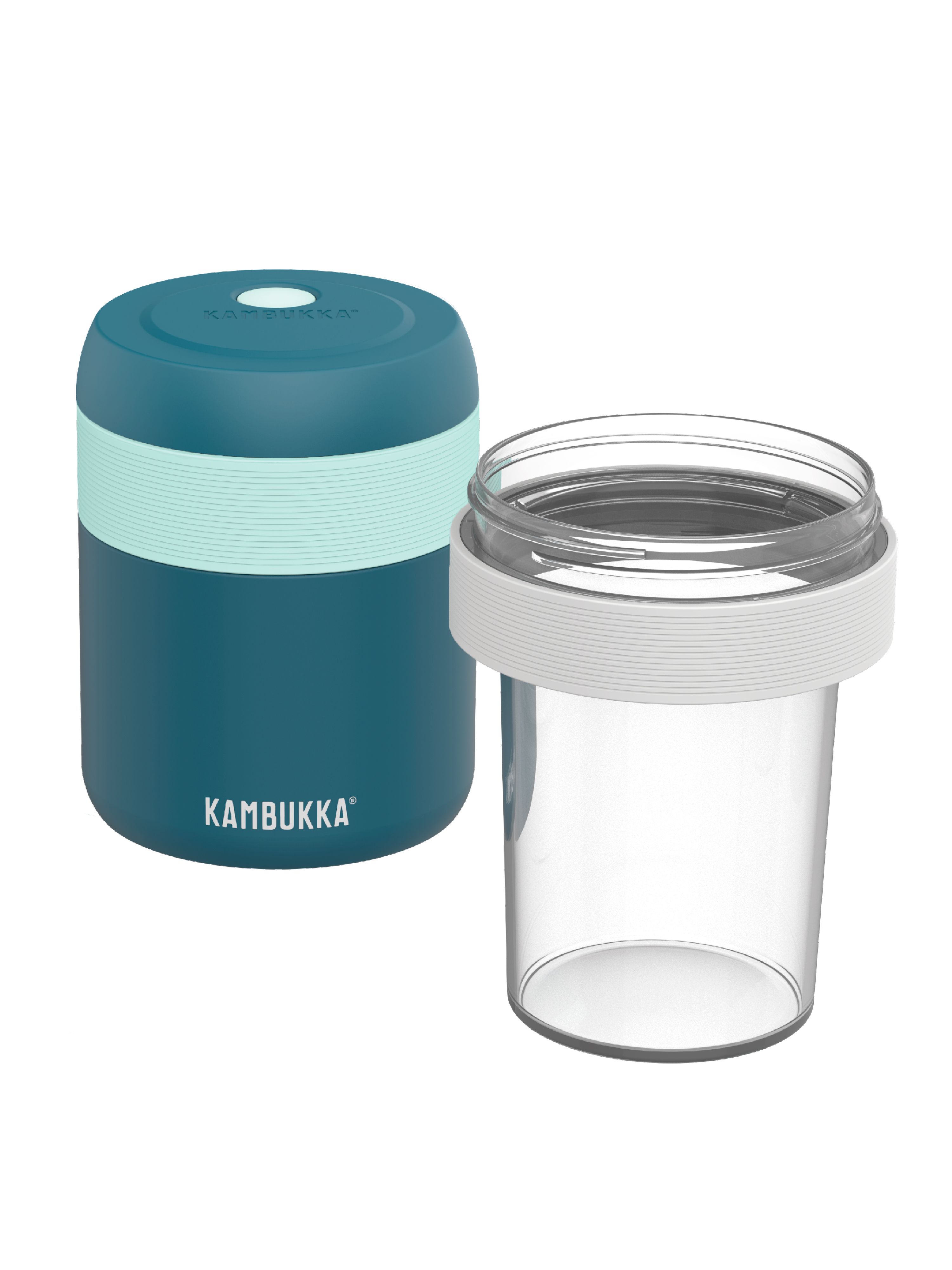 Ланч-бокс с вакуумной изоляцией Kambukka Bora 600мл темно-бирюзовый 11-06014 - фото 6