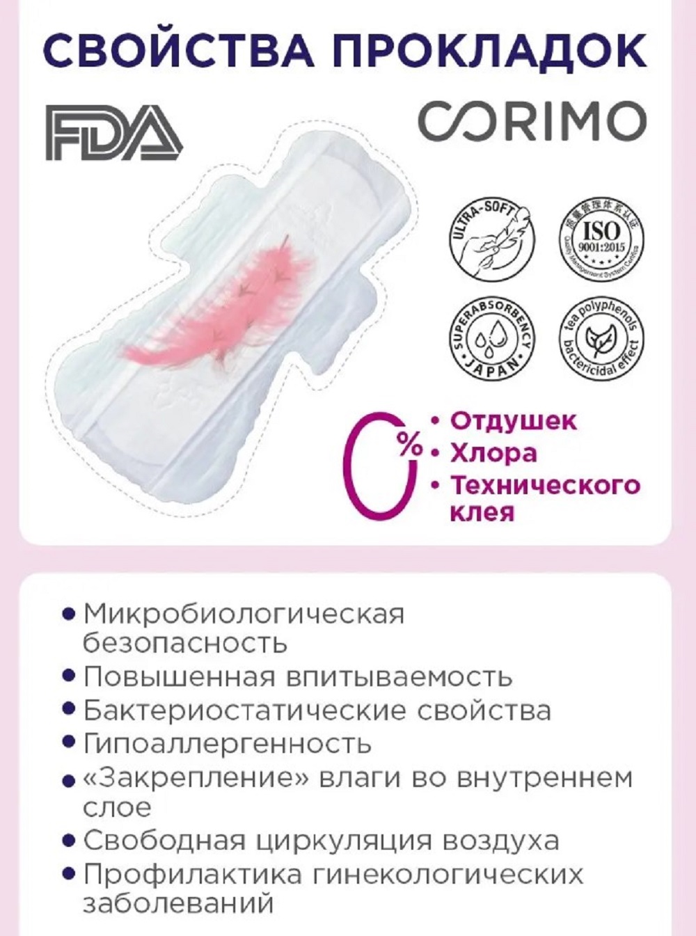 Прокладки женские Corimo CORIMO Прокладки ежедневные - фото 5