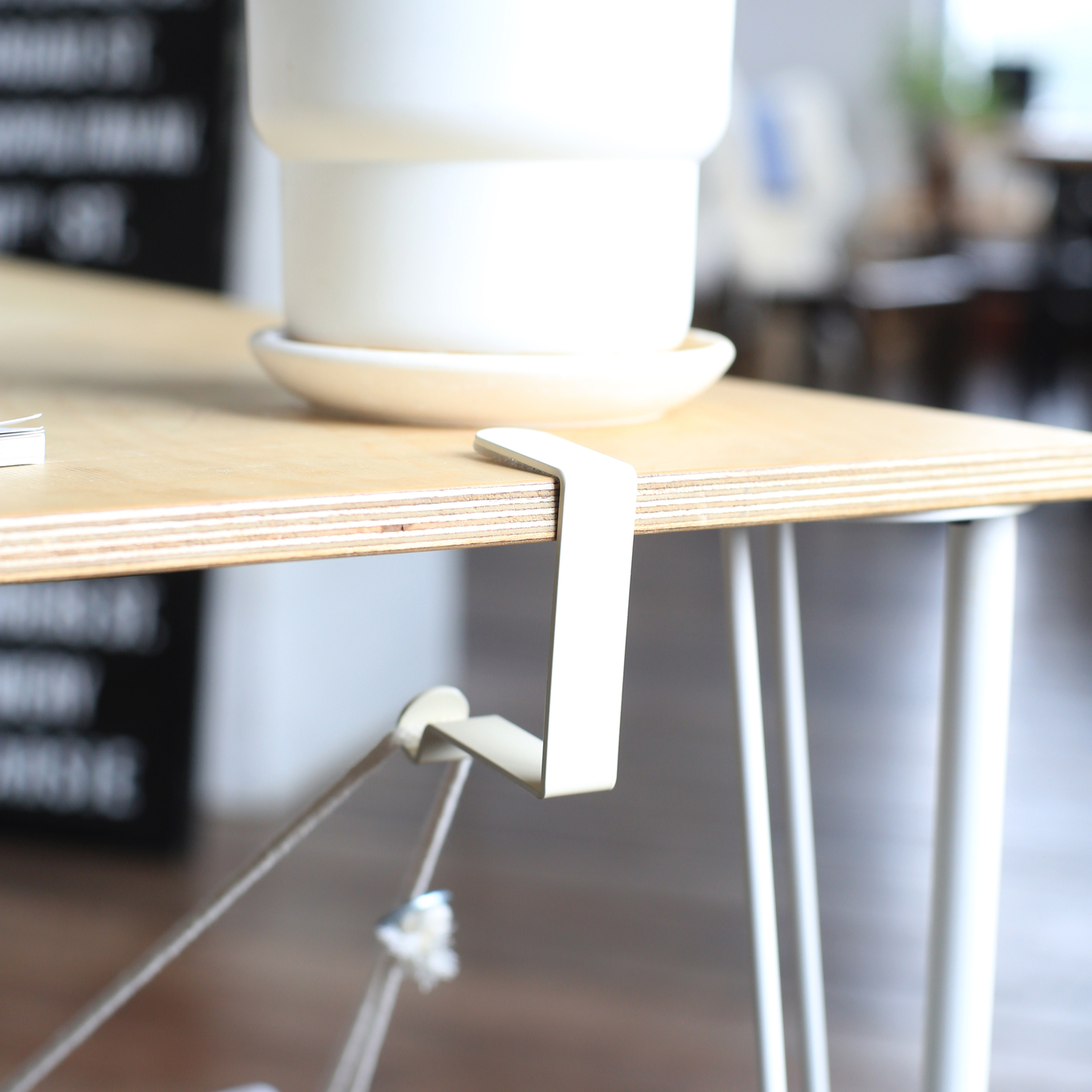 Гамак для ног под рабочий стол FooT black - фото 2