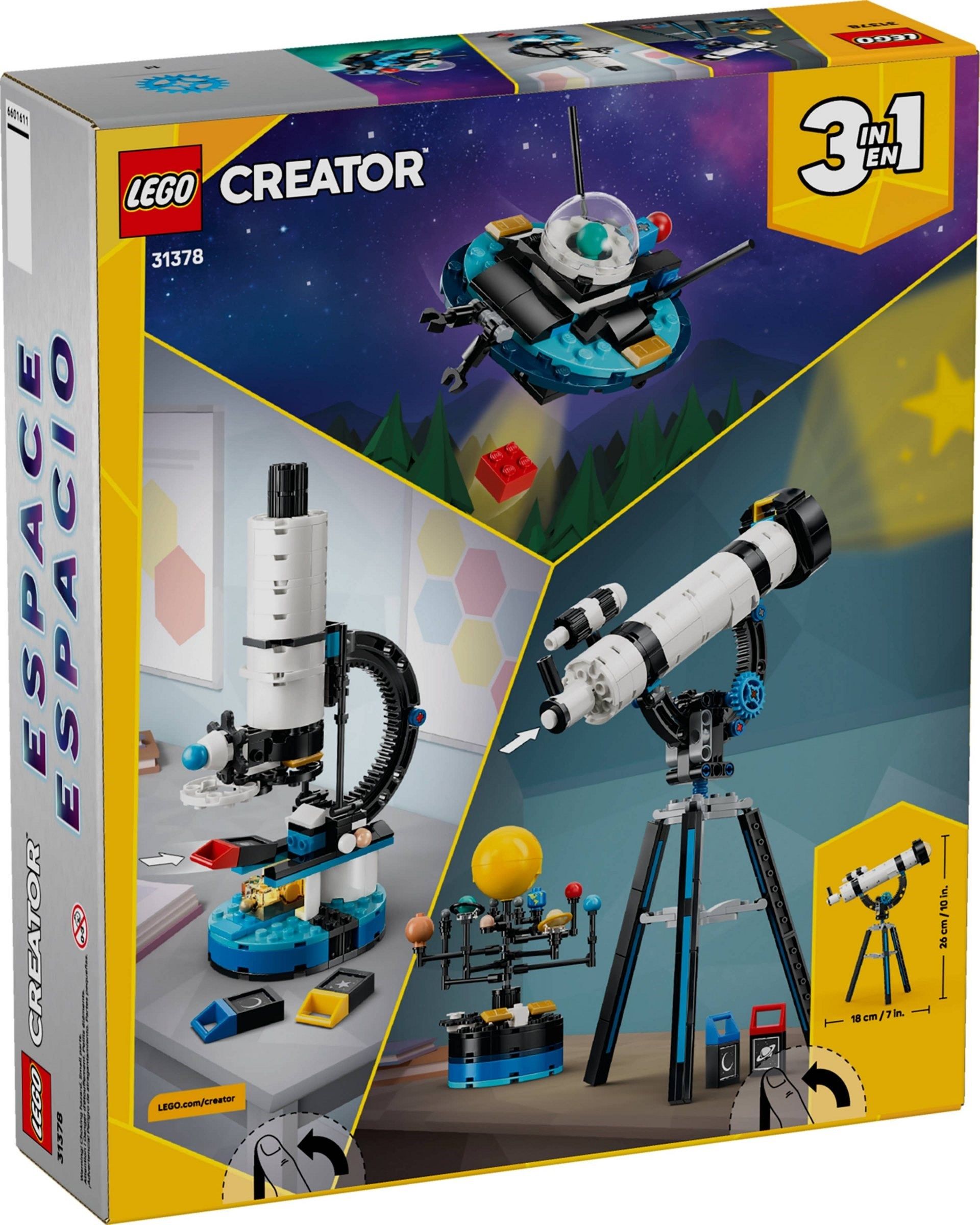 Конструктор LEGO Creator Исследовательский телескоп 278 дет. - фото 1