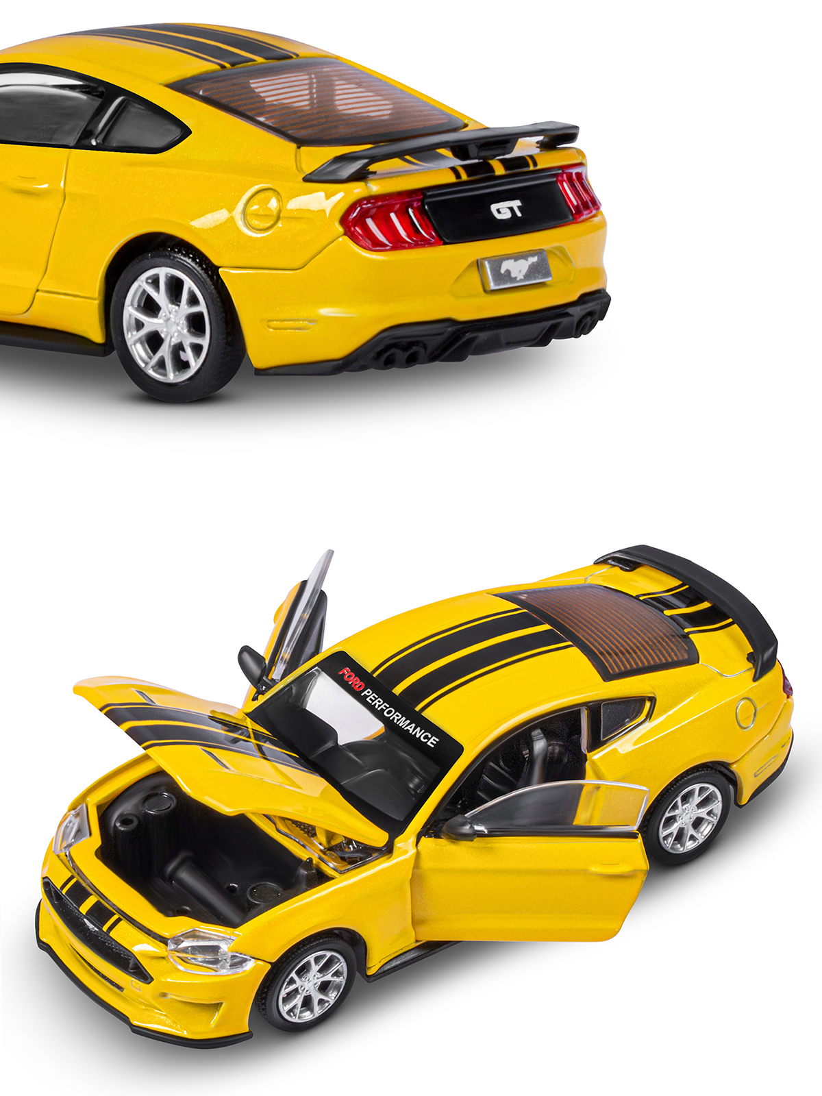 Автомобиль AUTODRIVE Ford Mustang Сборная модель 1:42 JB1251639 - фото 16