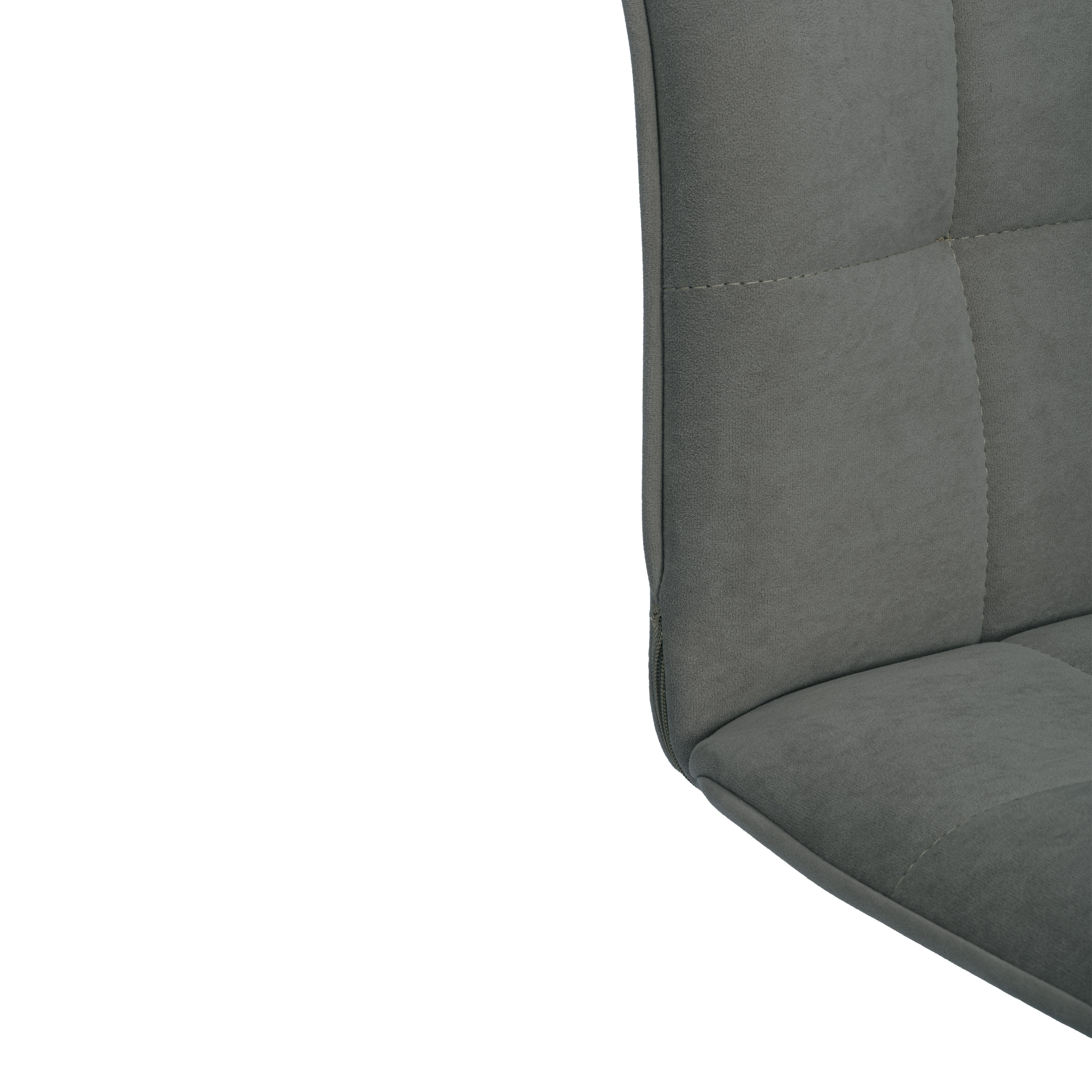 Компьютерное кресло TETCHAIR флок серый - фото 17