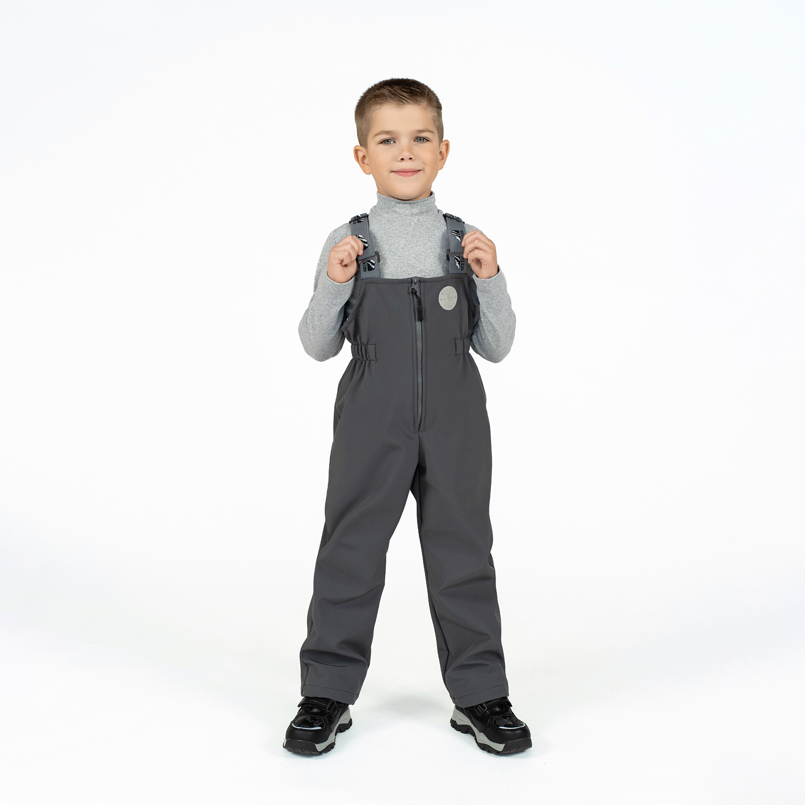 Полукомбинезон Arctic kids 60-021 серый - фото 15