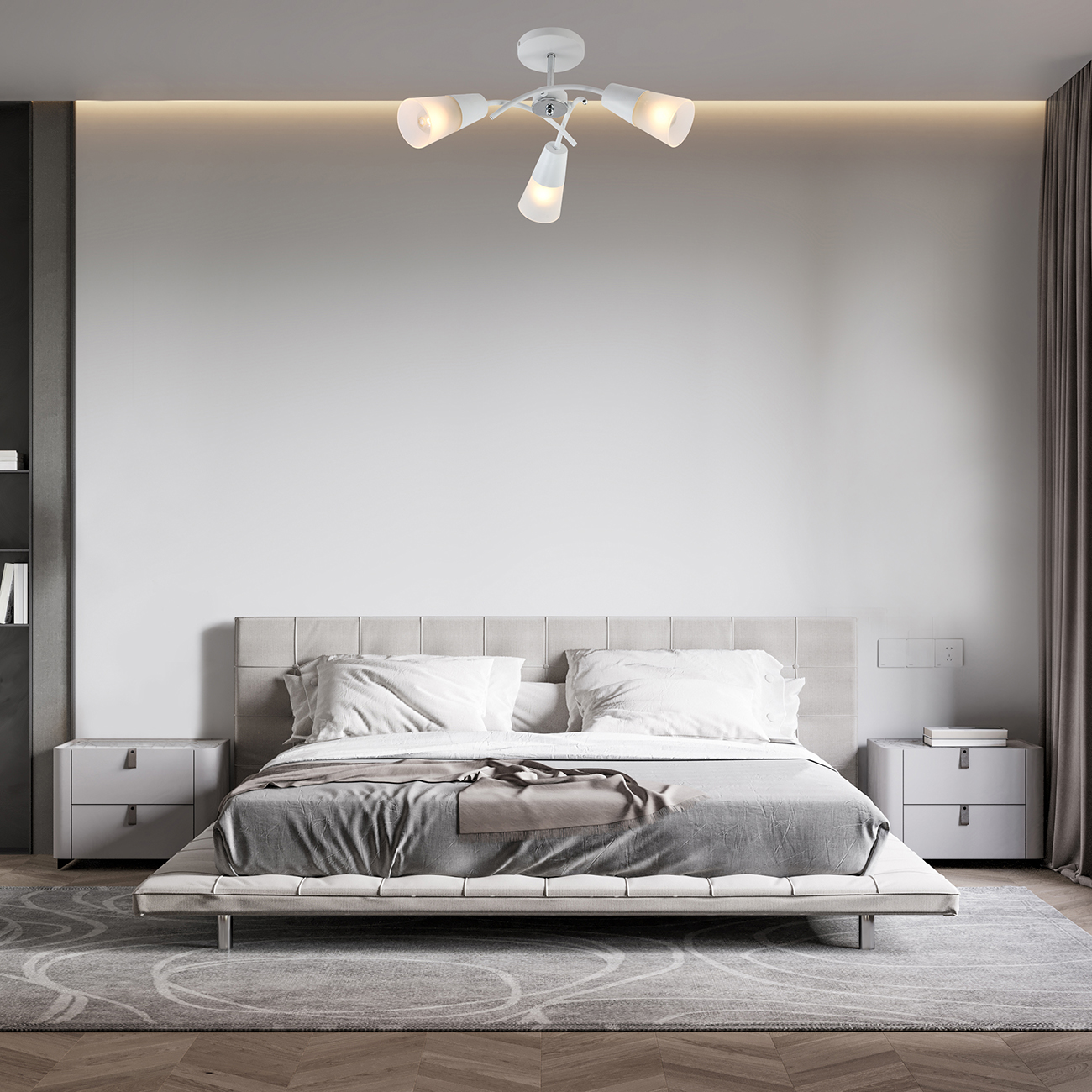Светильник ESCADA Escada 1109/3P White/Chrome - фото 3