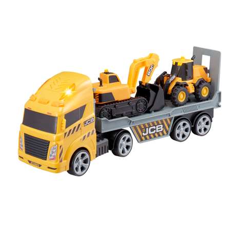 Игровой набор JCB Строительный автоперевозчик