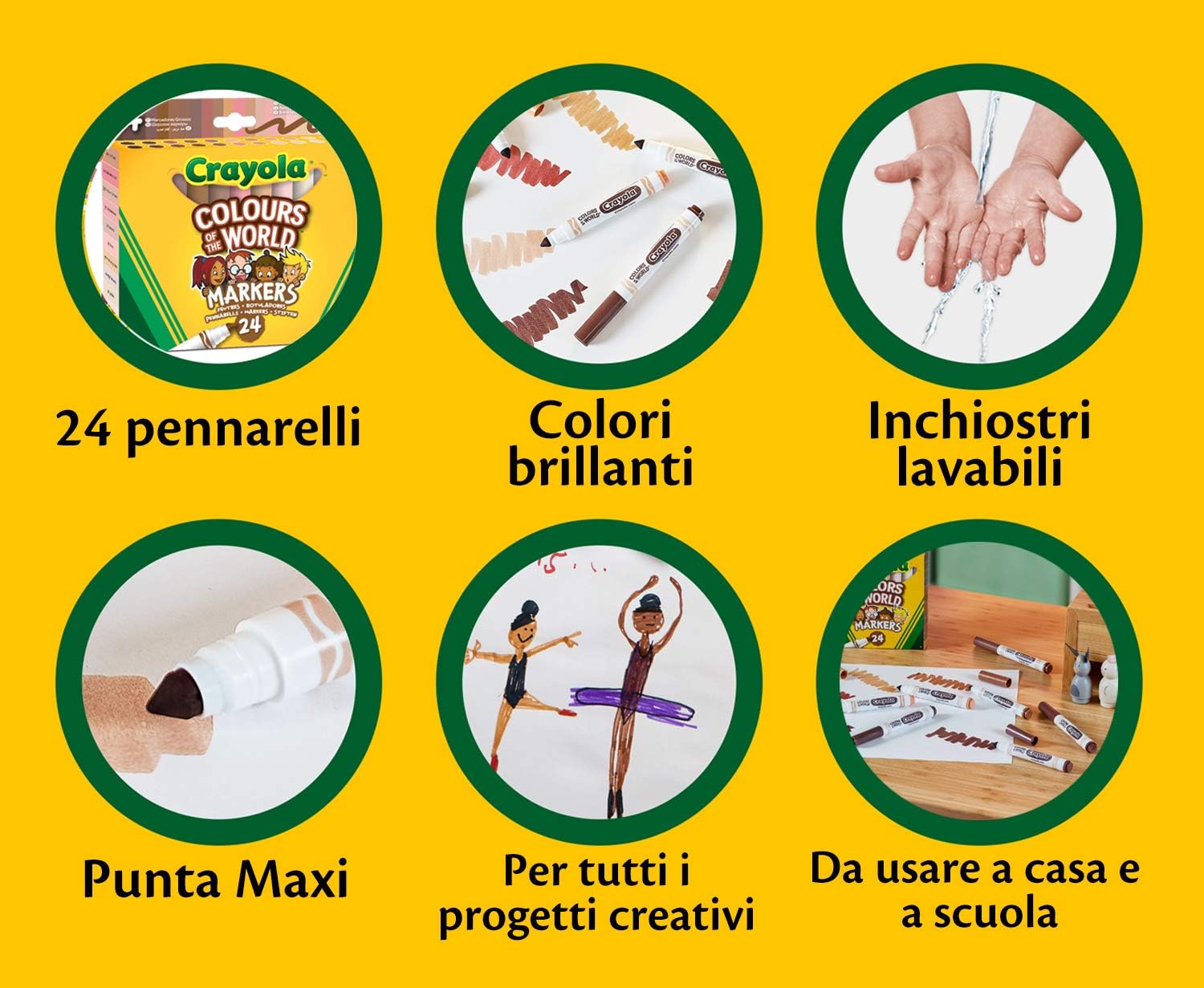 Фломастеры Crayola 24 шт. - фото 5