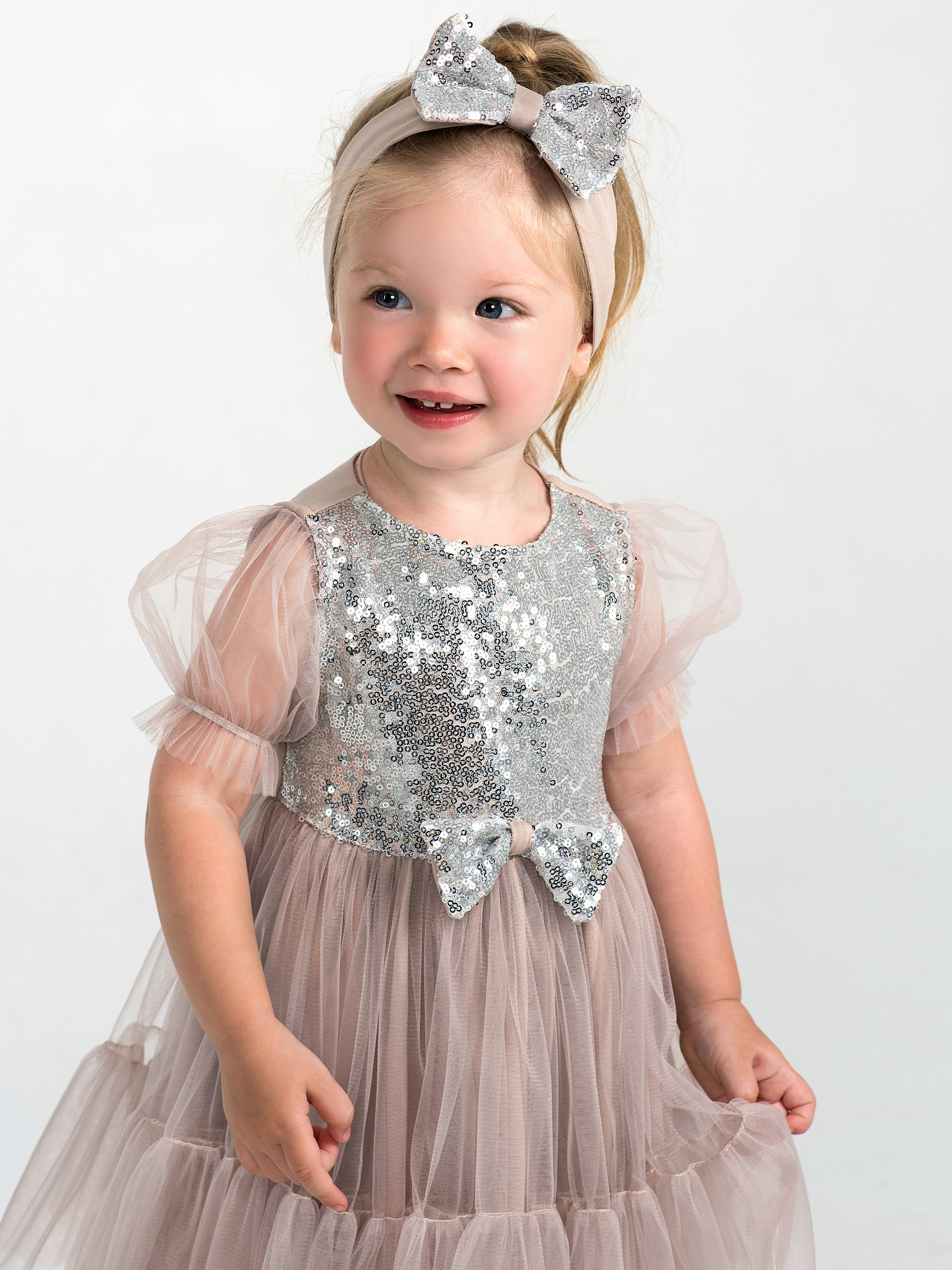 Платье Trendyco kids ТК608/какао-бежевый - фото 6