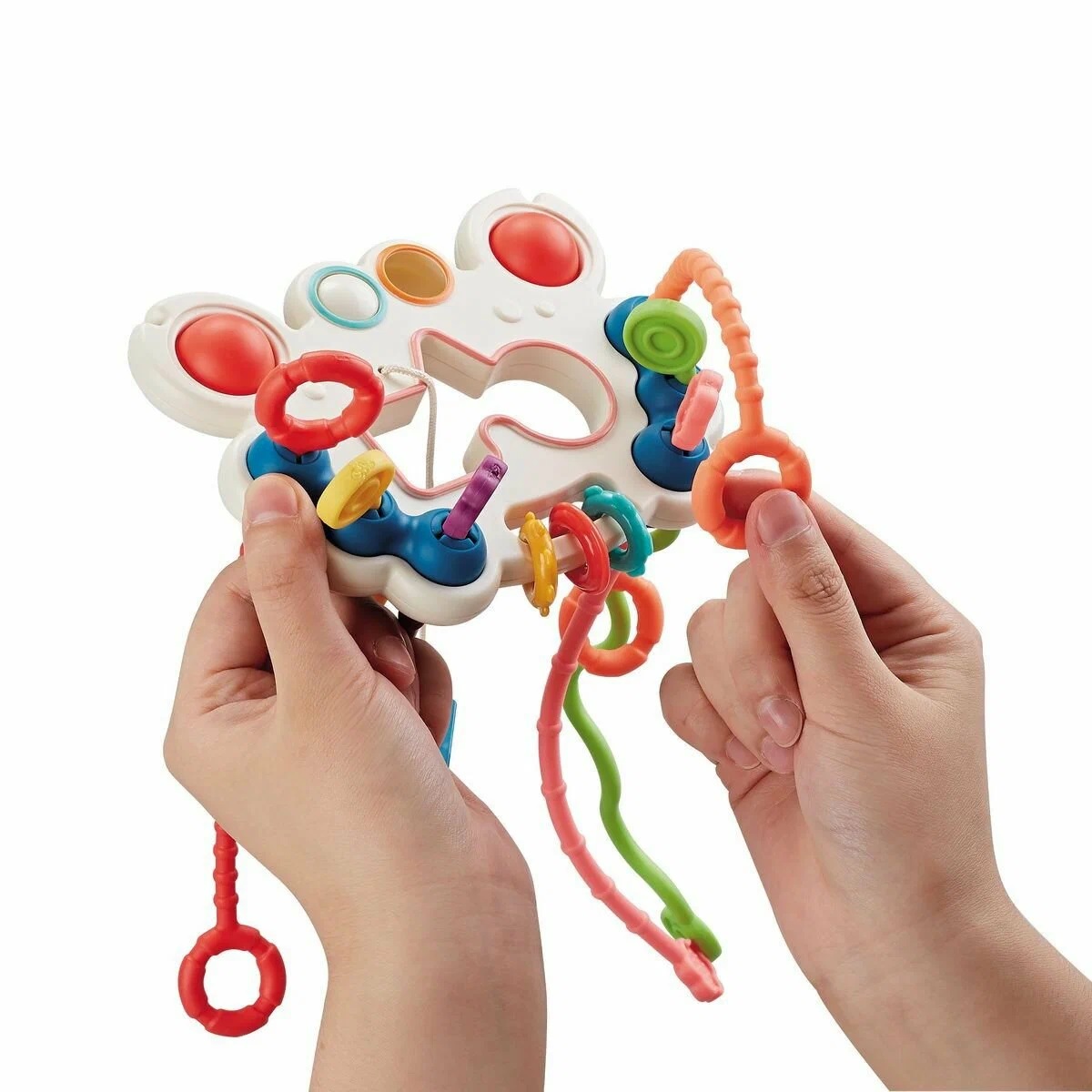 Игрушка ТОТОША бизиборд сортер тянучка Крабик - фото 9