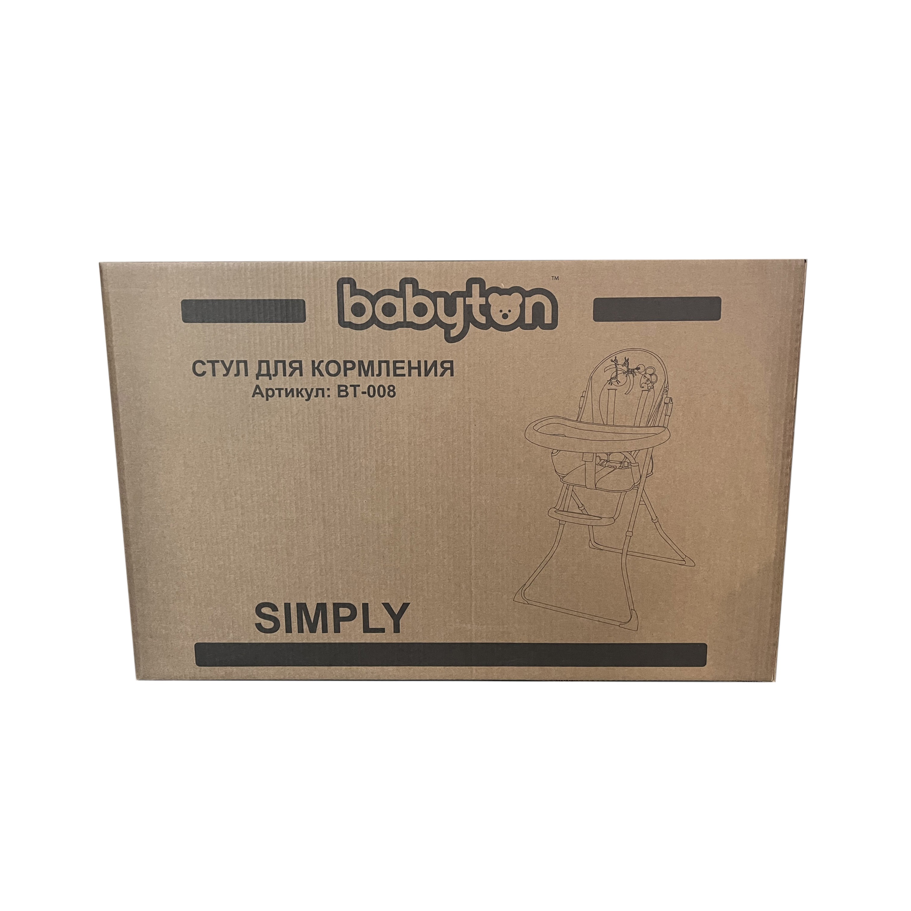 Стульчик для кормления Babyton Grey - фото 12