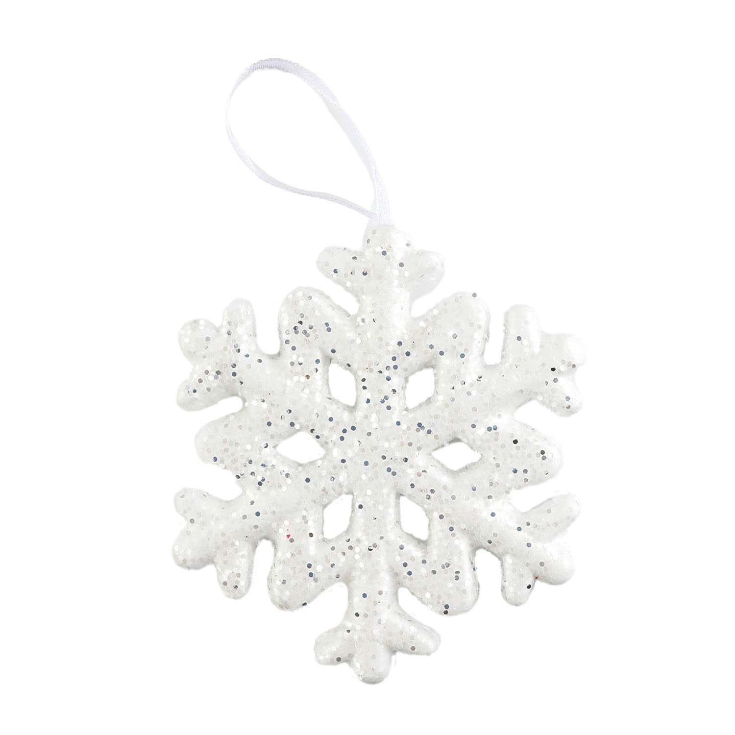 Набор елочных украшений ё Снежинки 7шт - фото 2