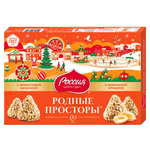 Конфеты Родные Просторы арахис и вафельная крошка 180г