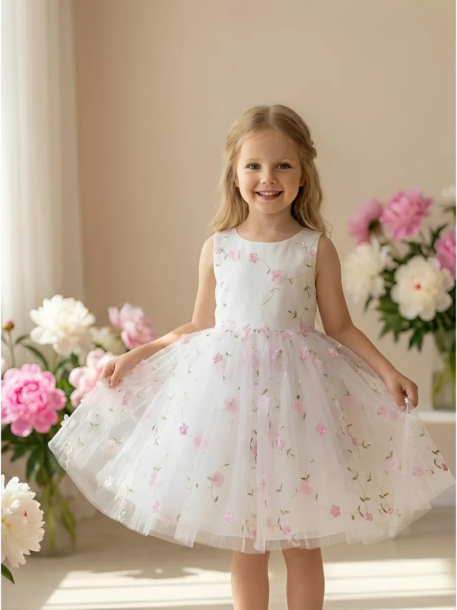 Платье Paurakids 58-01/Цветочки - фото 1