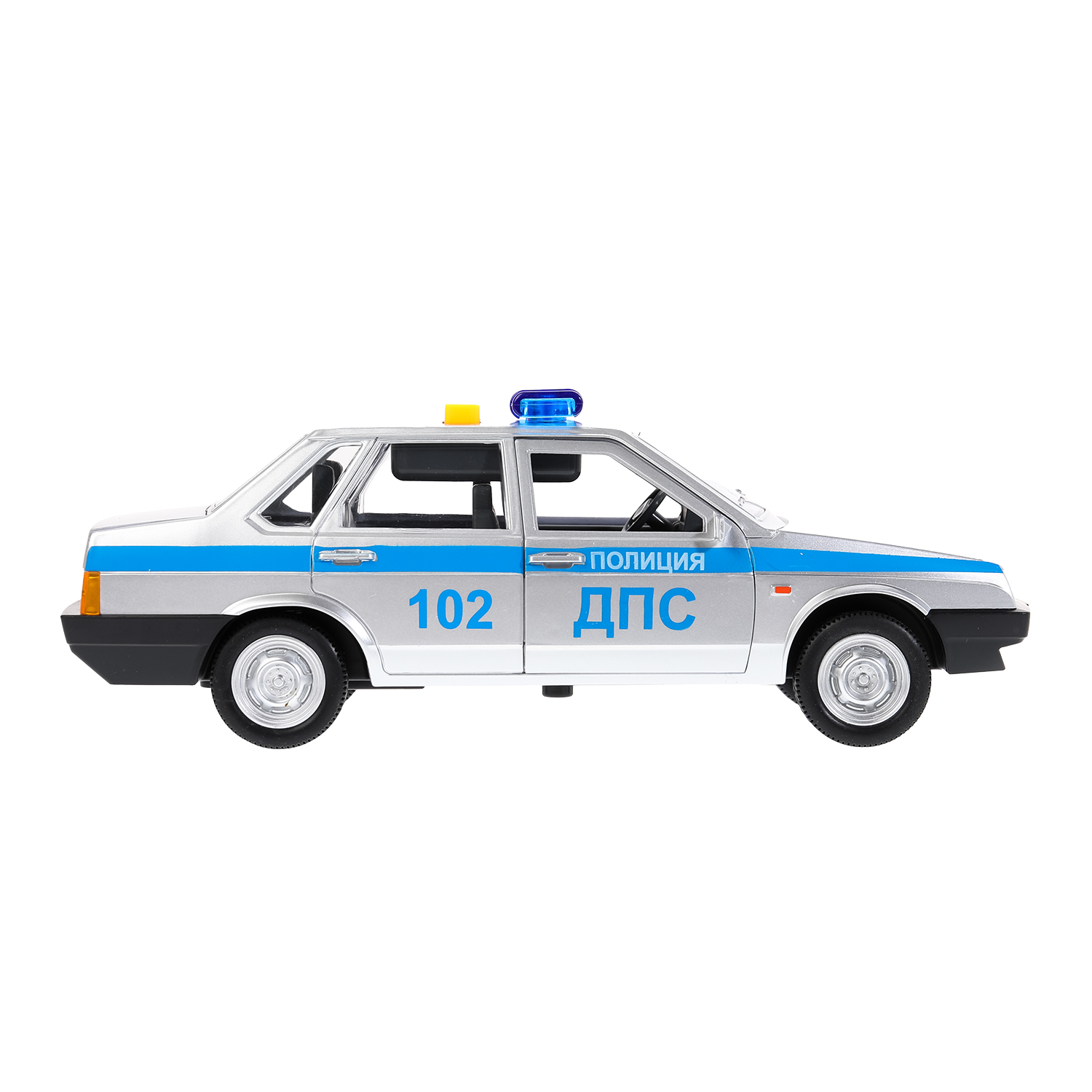 Полицейская машина Технопарк 21099 черный 382551 - фото 5