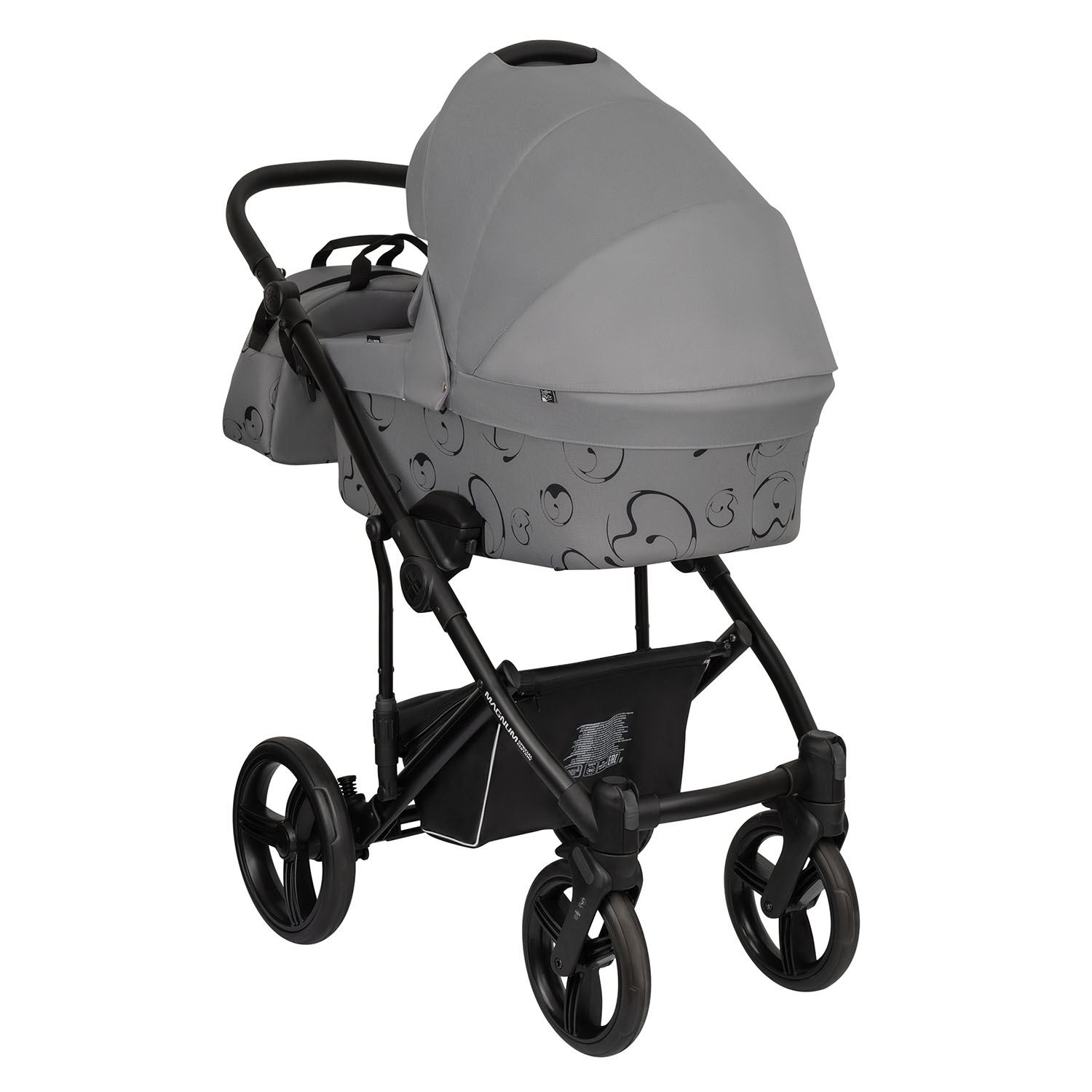 Коляска 2в1 Bebetto Magnum Light SE серый - фото 5