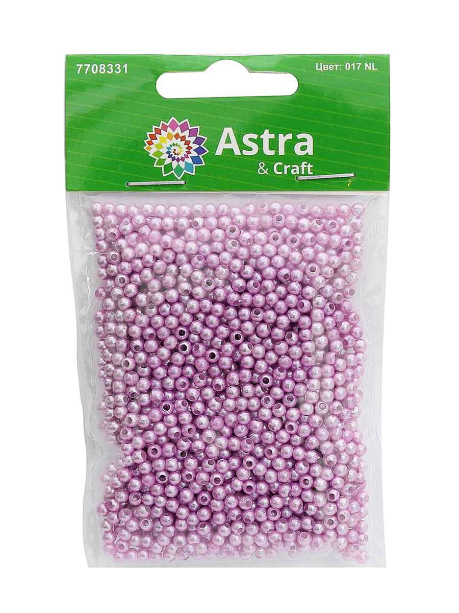 Набор для творчества Astra Craft Бусины 3 мм 20 г круглые - фото 6