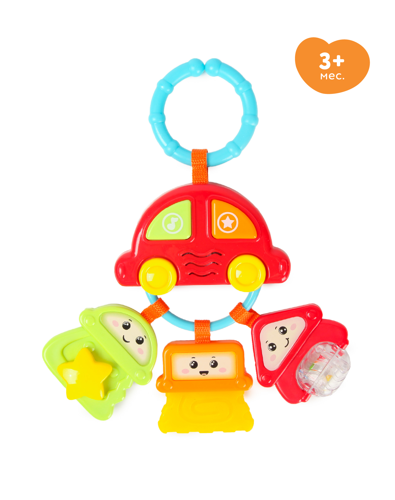 Изображение товара Развивающая музыкальная подвеска BabyGo Автомобилист для малышей от 3 месяцев