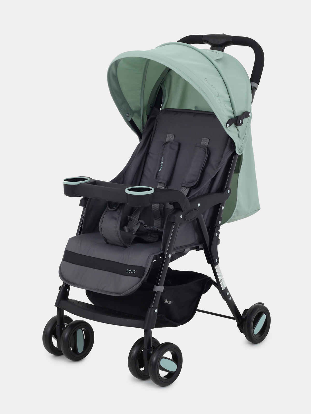 Коляска прогулочная Rant Basic Uno зеленый - фото 1