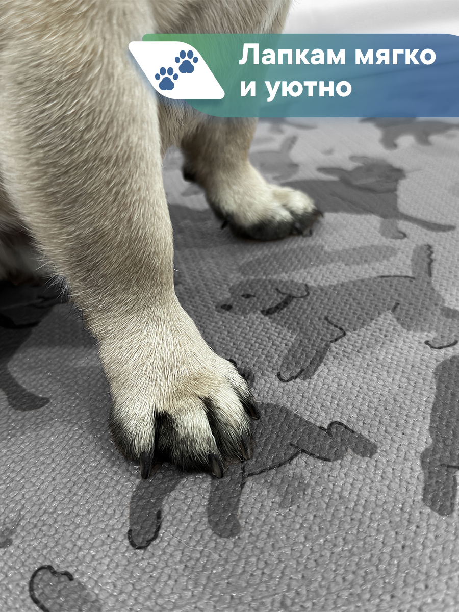 Коврик под миску VILINA для собак и кошек 50х30 см. - фото 5