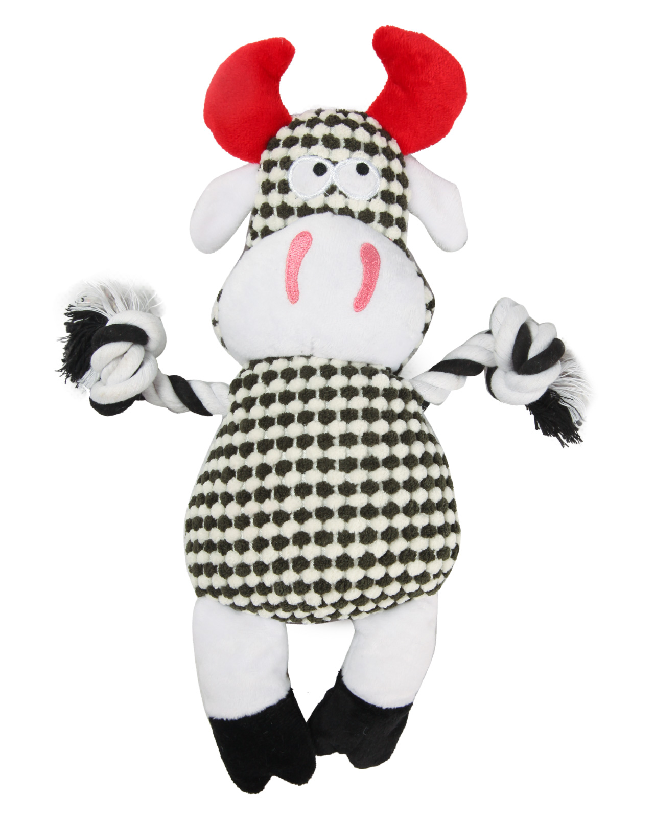 Игрушка для собак Barbaks Бурёнка мягкая с пищалкой 35см - фото 1